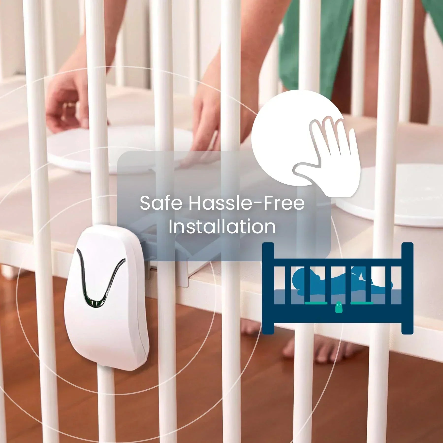 Babysense 7 Safe Sleep & Compact Video Monitor Bundle
