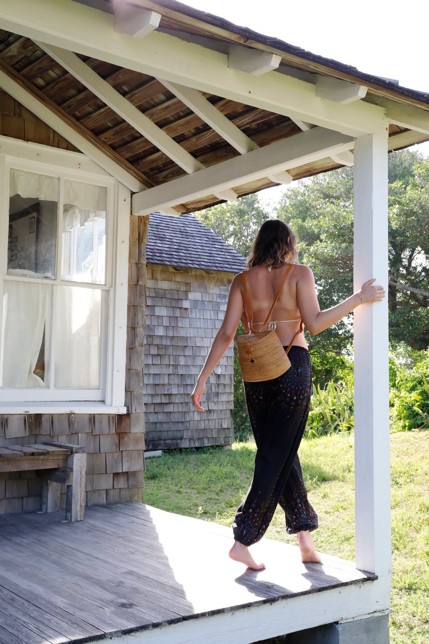 Bali Rattan Mini Backpack