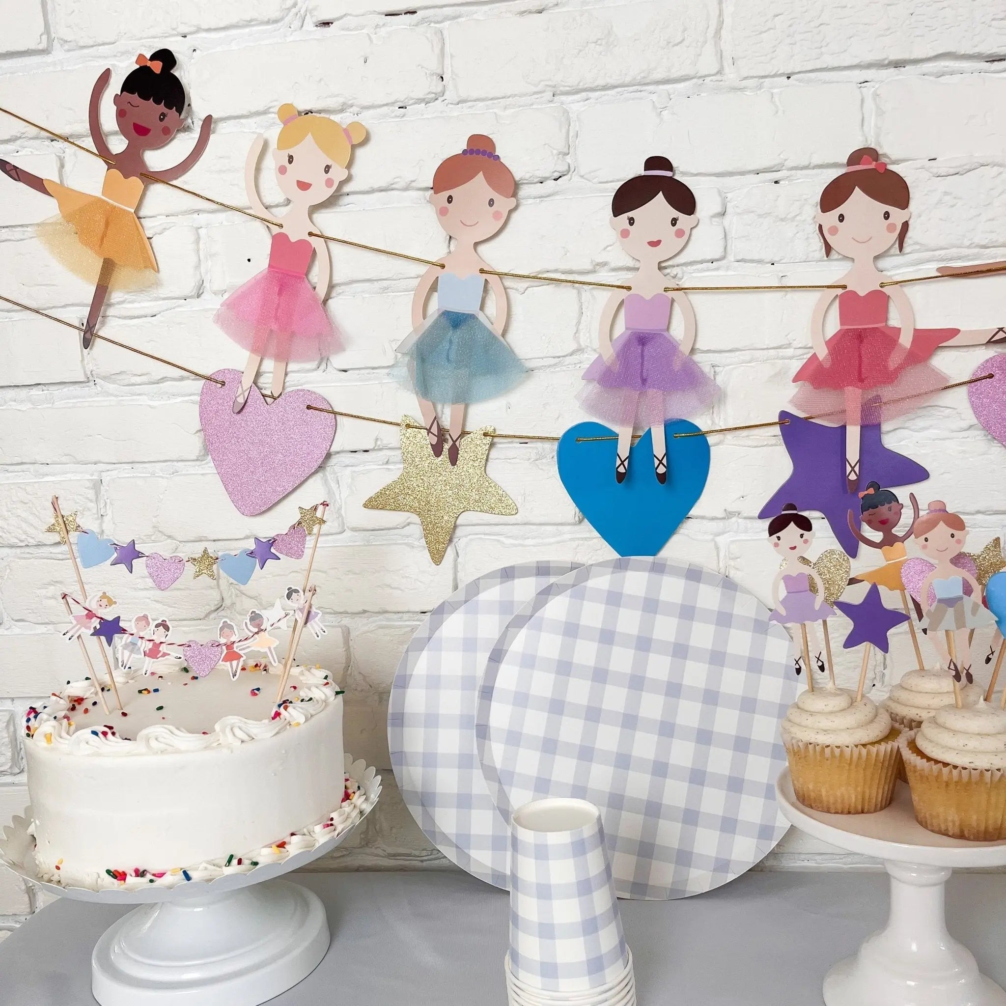 Ballet Glitter Banner