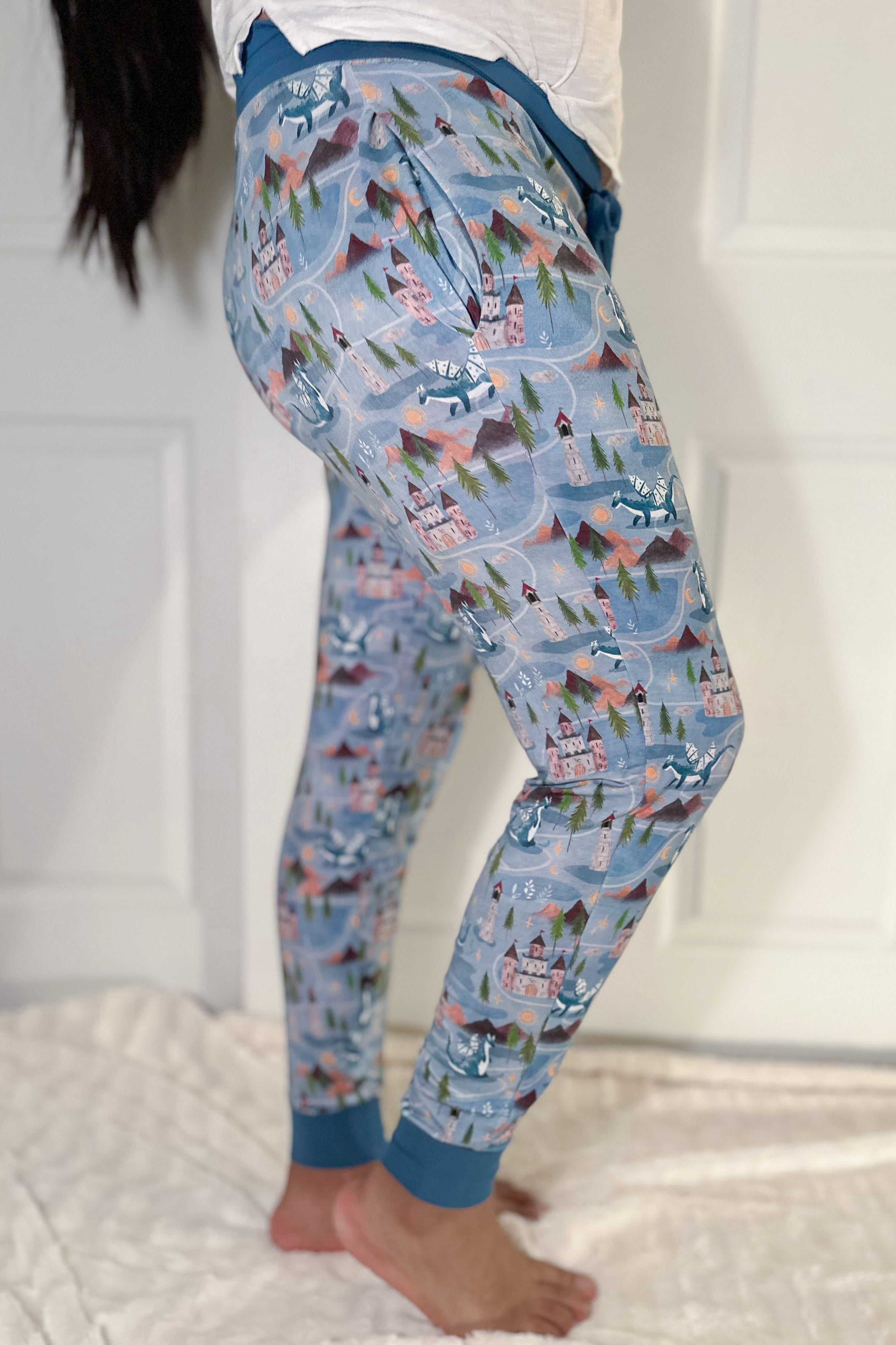 Castles & Dragons | Women's Bamboo Jogger Pajama Pants