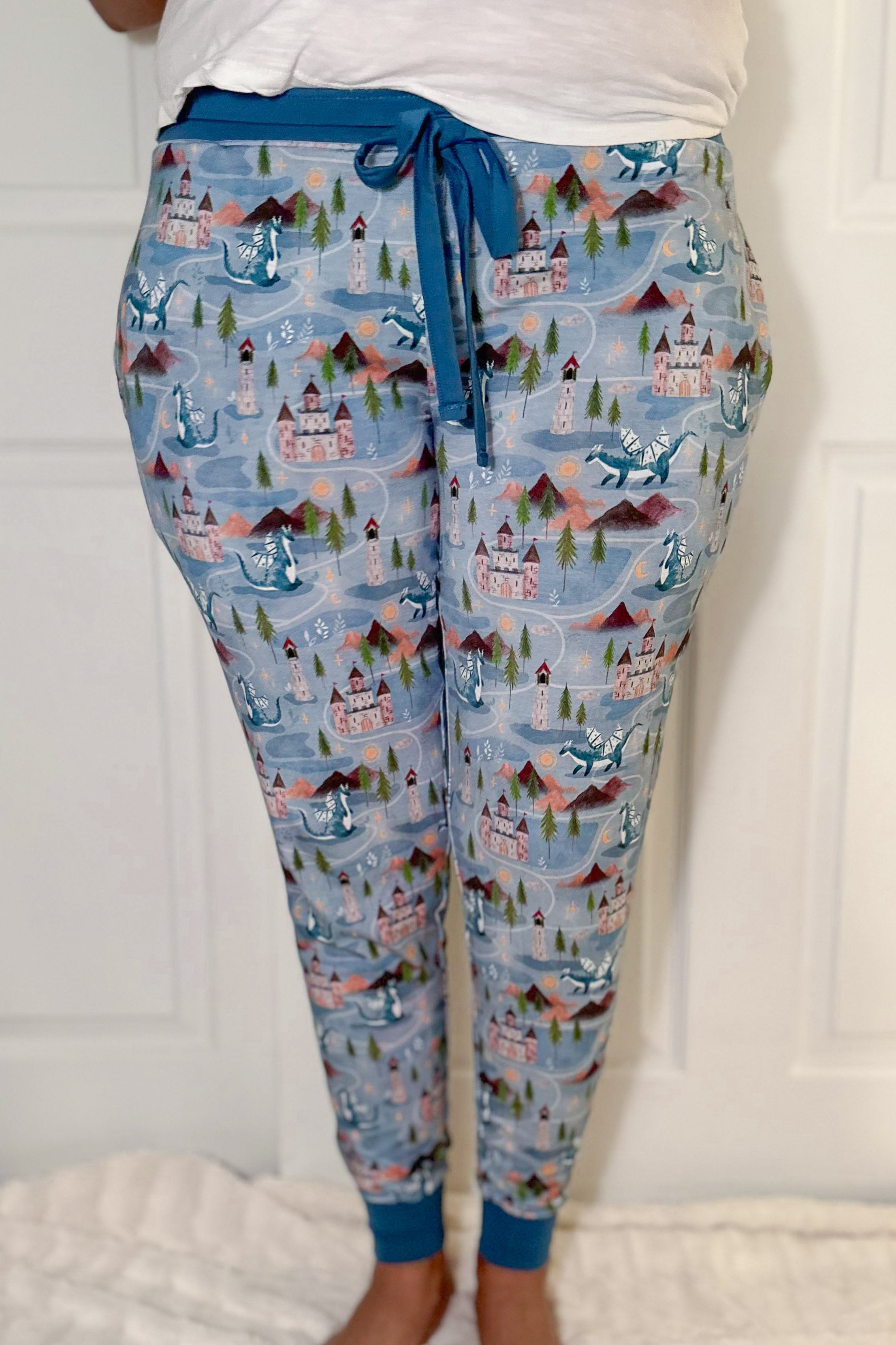 Castles & Dragons | Women's Bamboo Jogger Pajama Pants