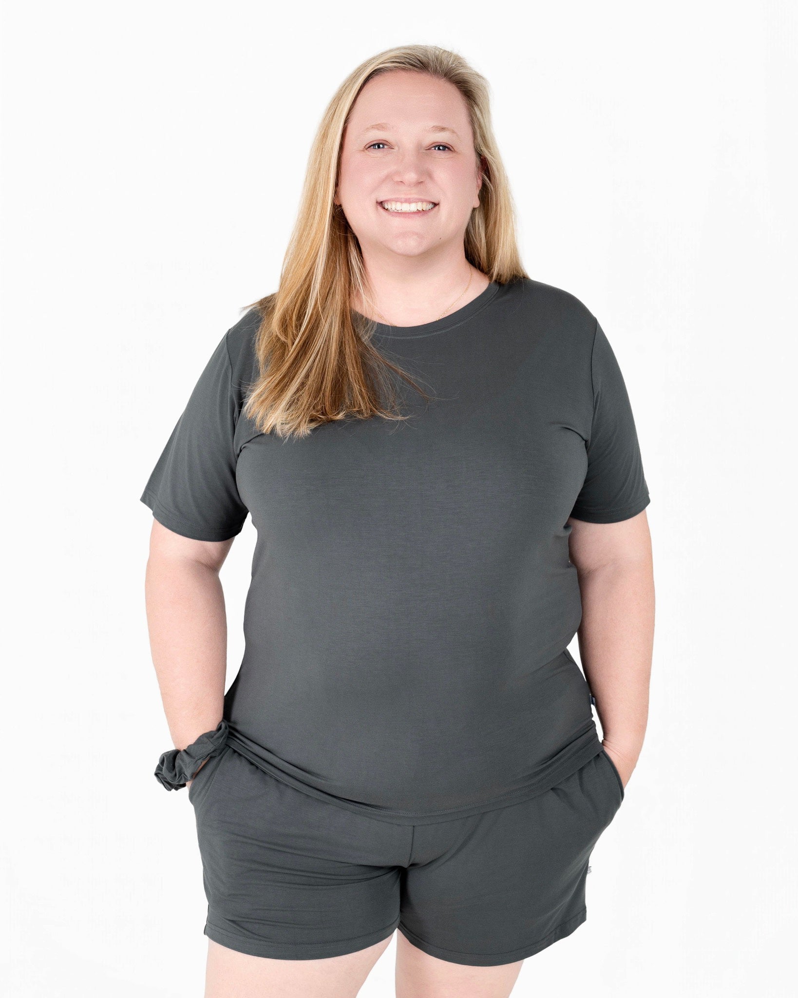 Charcoal | Women's Bamboo Pajama Shorts