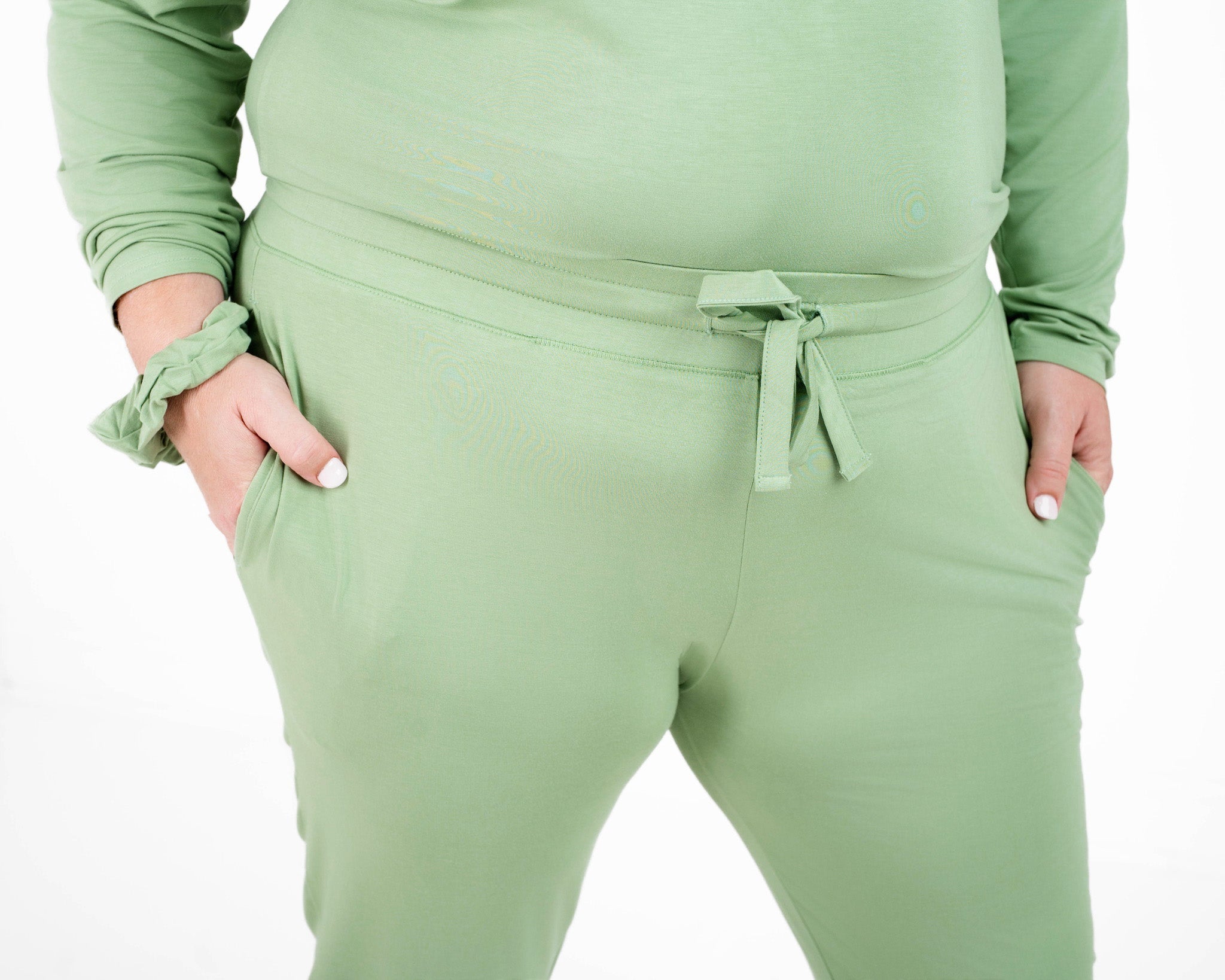 Sage Green | Women's Bamboo Jogger Pajama Pants