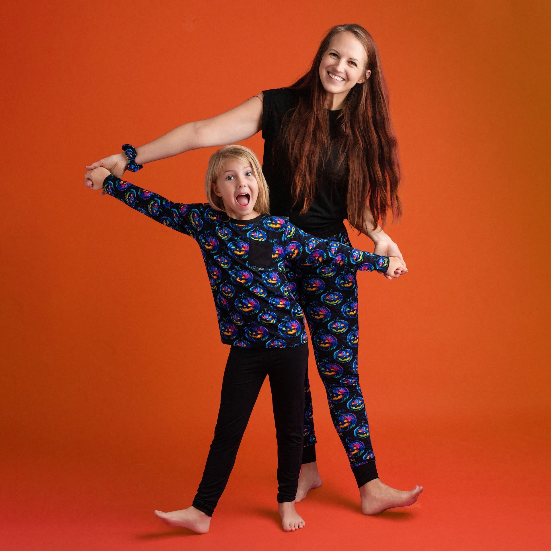 Halloween | Jack-o’-lanterns | Women's Bamboo Jogger Pajama Pants