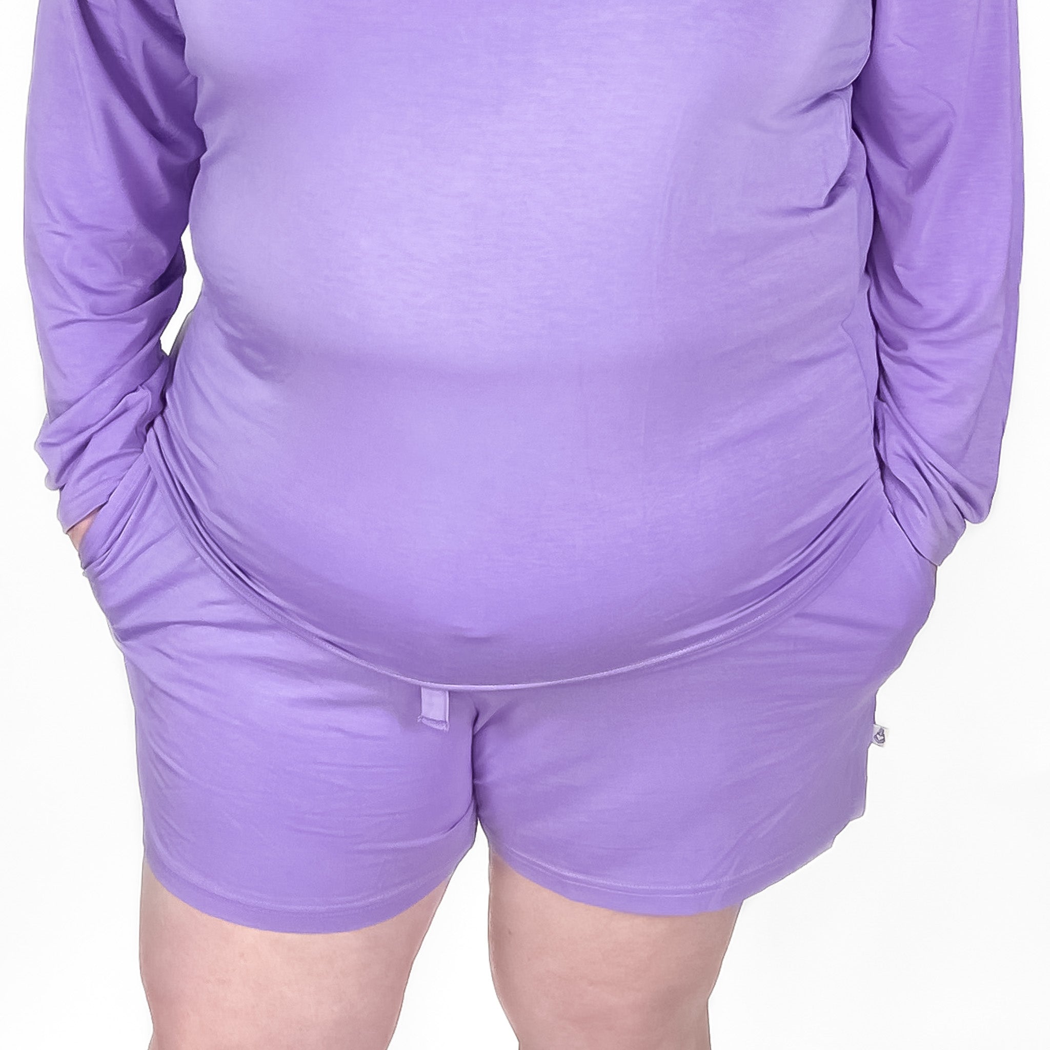 Purple | Women's Bamboo Pajama Shorts