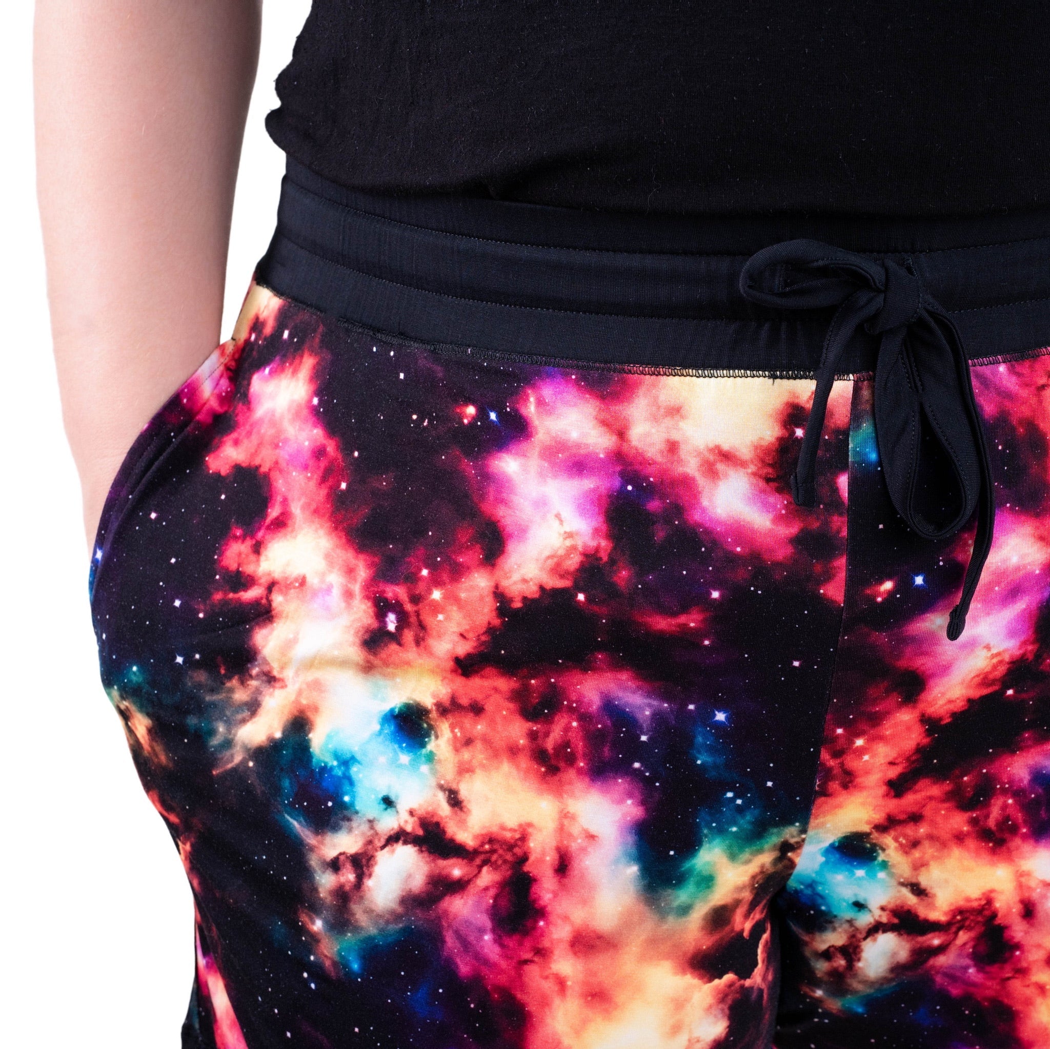 Cosmic Nebula | Women's Bamboo Pajama Shorts
