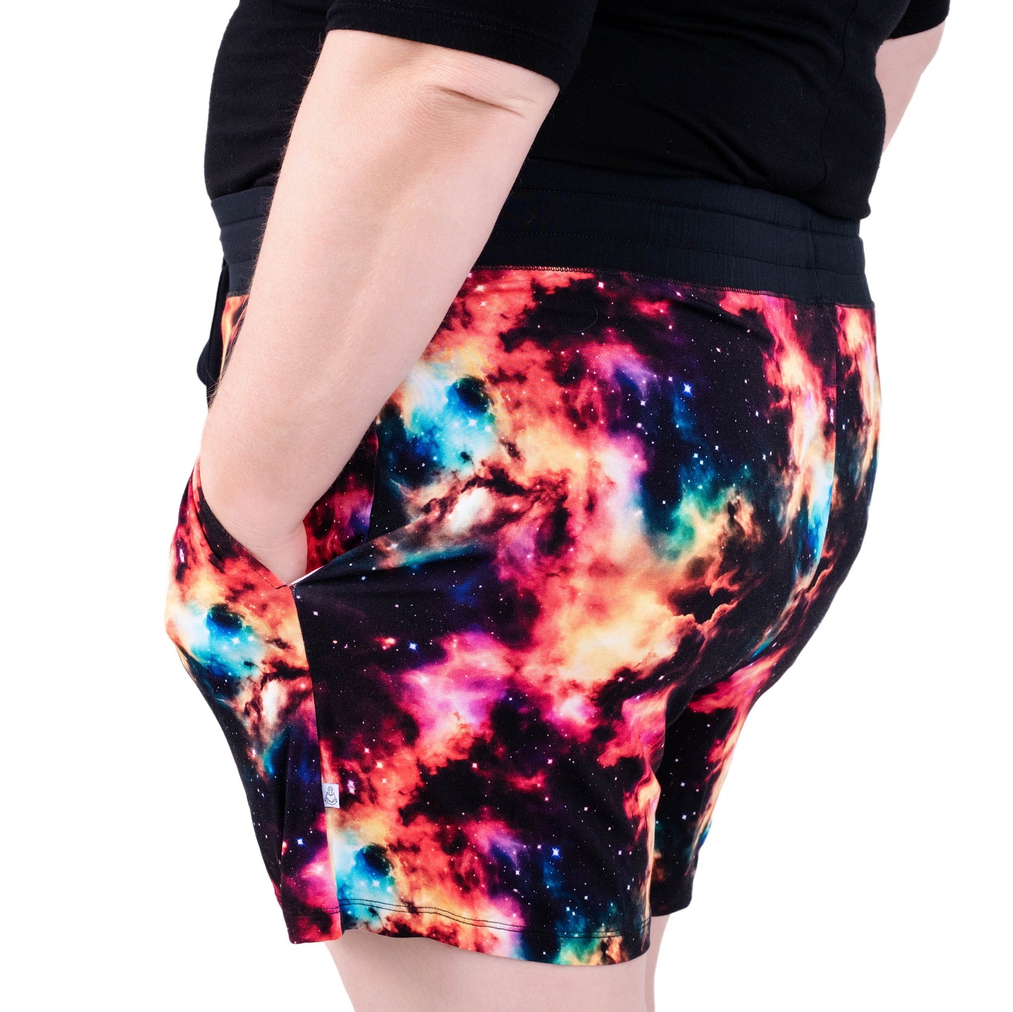 Cosmic Nebula | Women's Bamboo Pajama Shorts