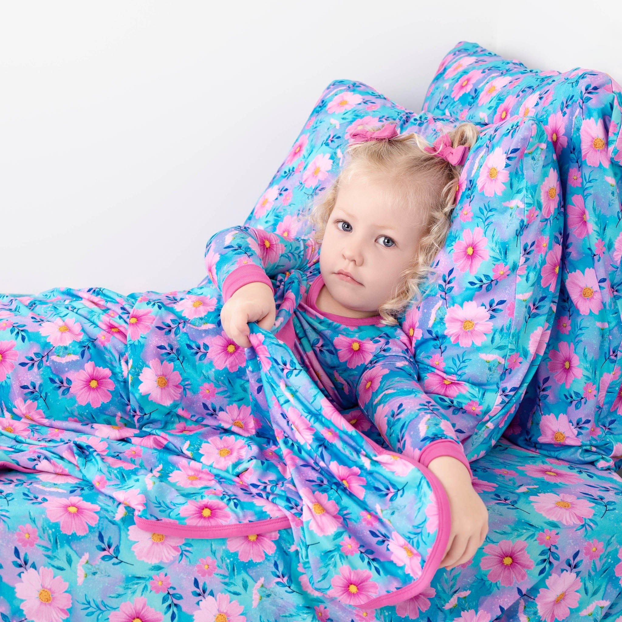 Dreamy Cosmos | Double Layer Bamboo Toddler Blanket