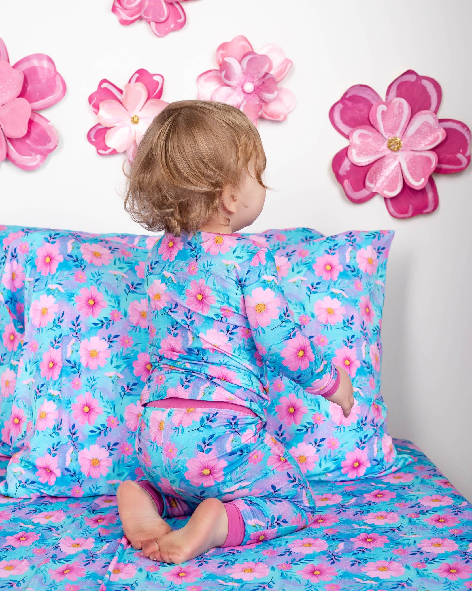 Dreamy Cosmos | Two-piece Bamboo Long Sleeve Toddler & Kids Pajamas