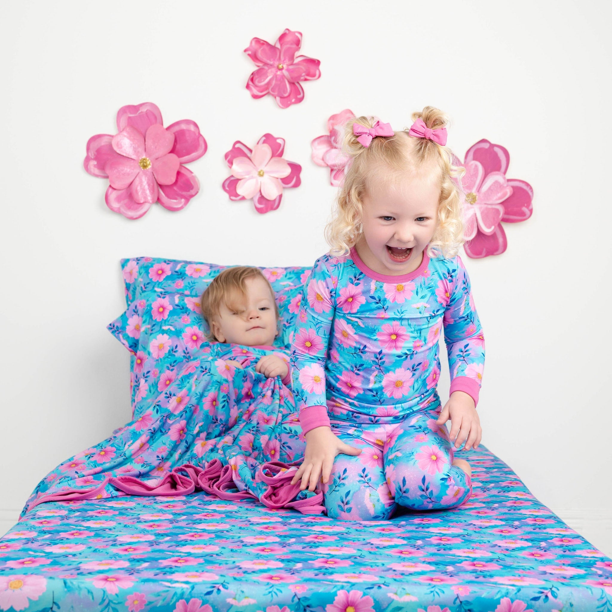 Dreamy Cosmos | Two-piece Bamboo Long Sleeve Toddler & Kids Pajamas