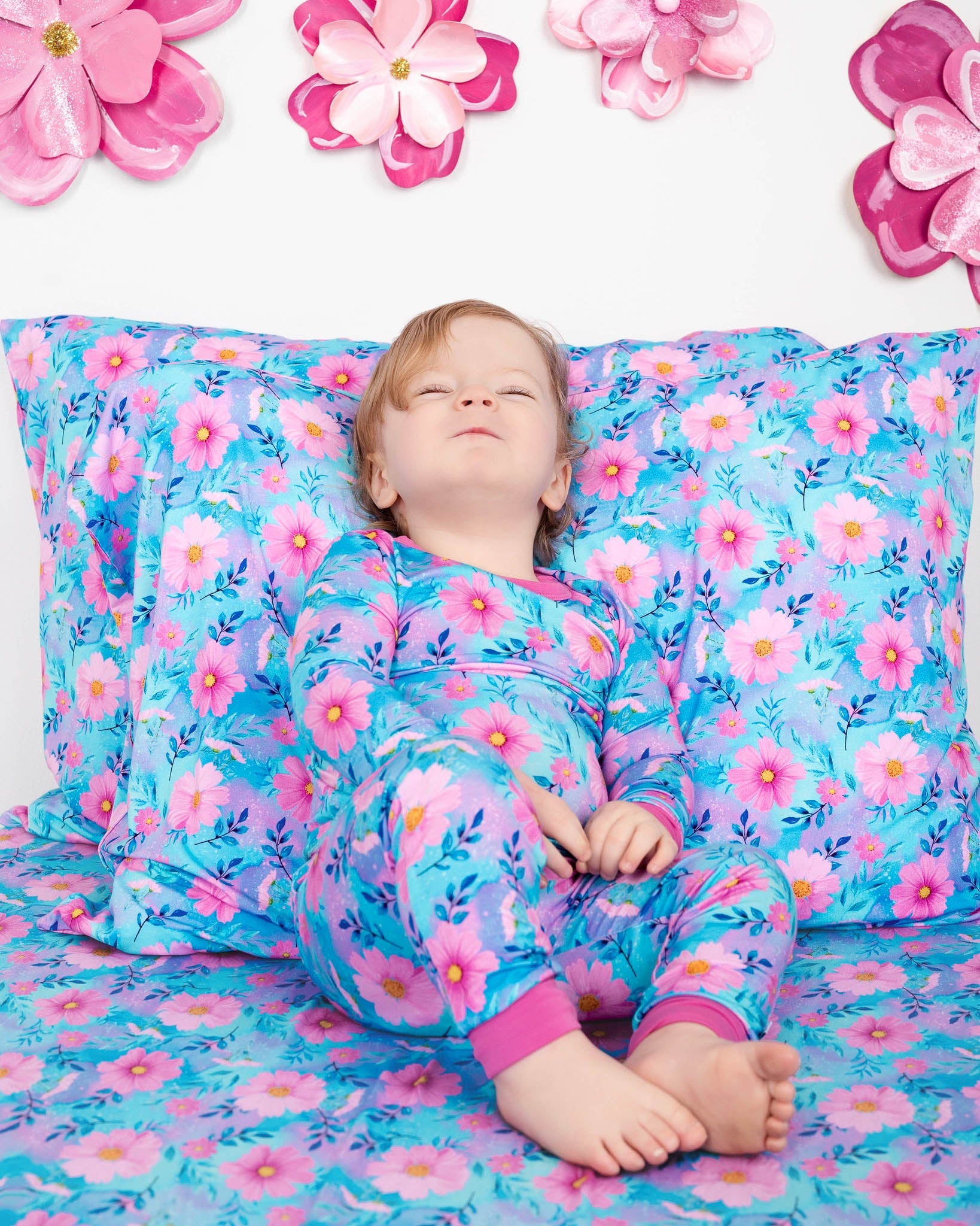 Dreamy Cosmos | Two-piece Bamboo Long Sleeve Toddler & Kids Pajamas