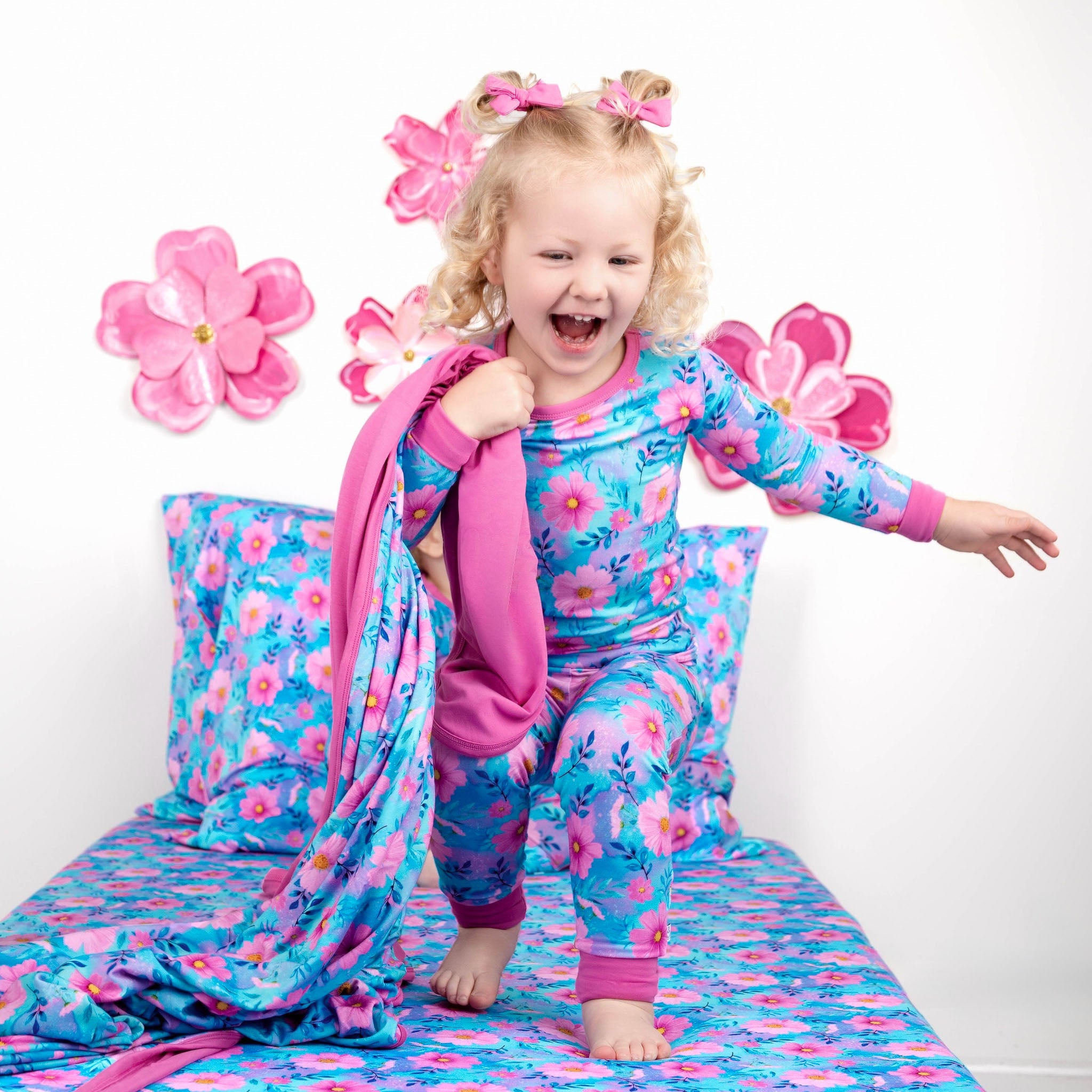 Dreamy Cosmos | Double Layer Bamboo Toddler Blanket