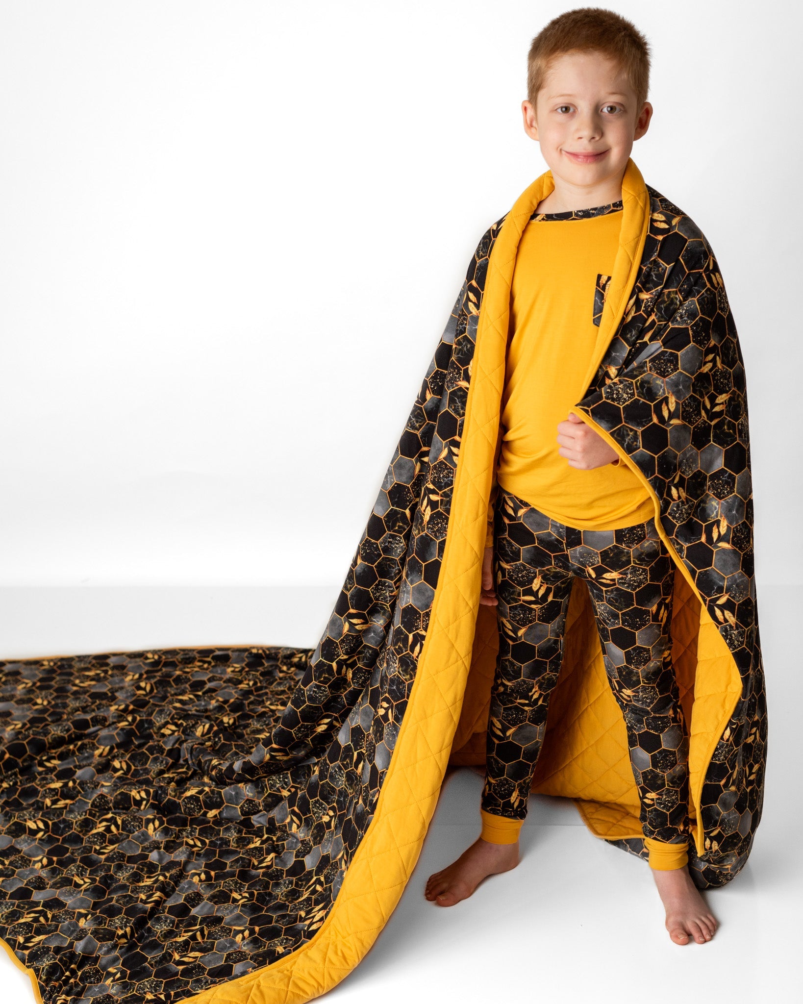 Midnight Honey | Quilted Bamboo Adult Blanket