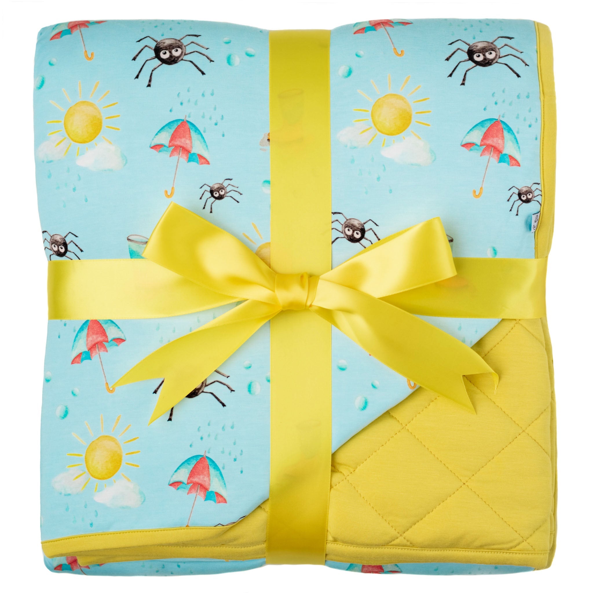 Spring Showers | Quilted Bamboo Toddler Blanket