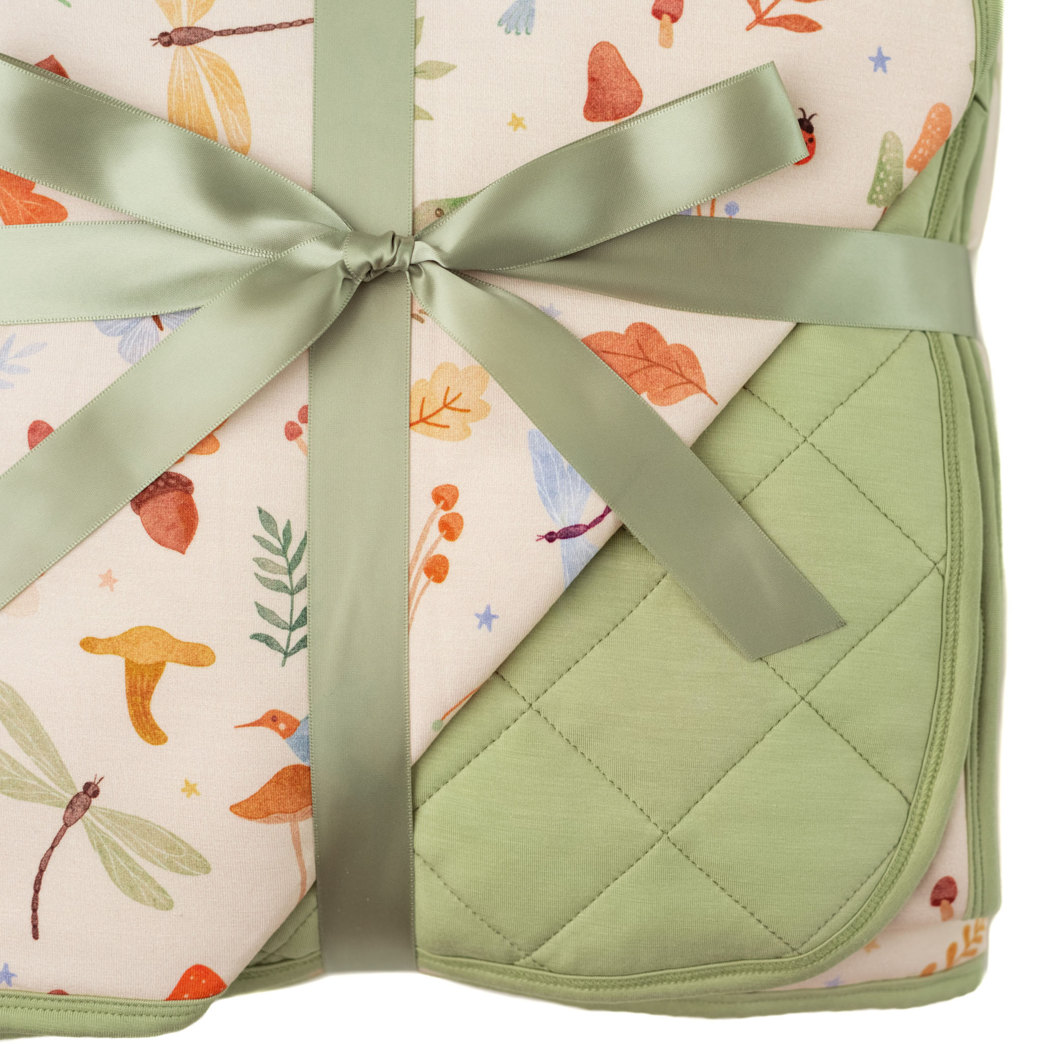 Whimsical Woodland | Quilted Bamboo Toddler Blanket