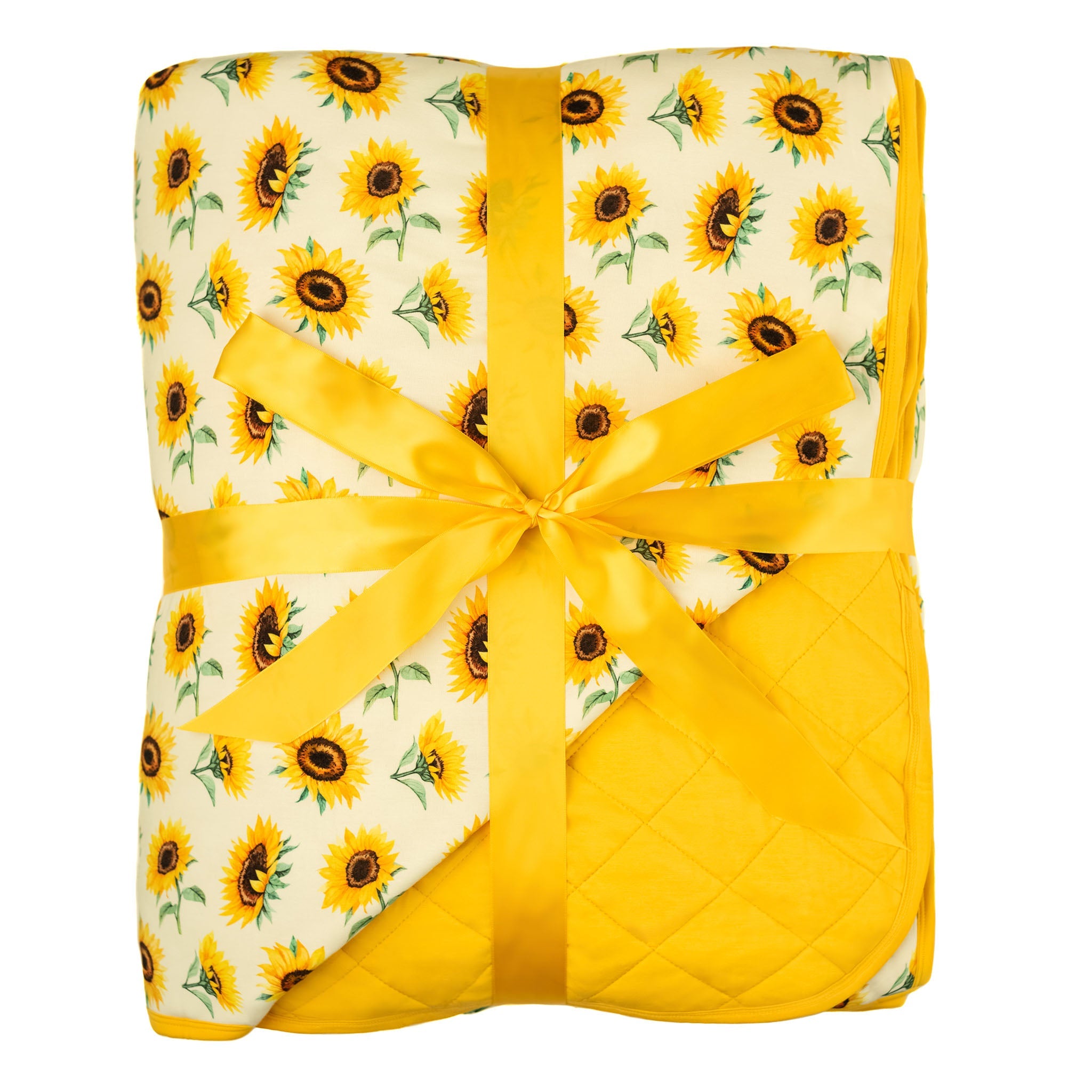 Sunflowers | Quilted Bamboo Adult Blanket