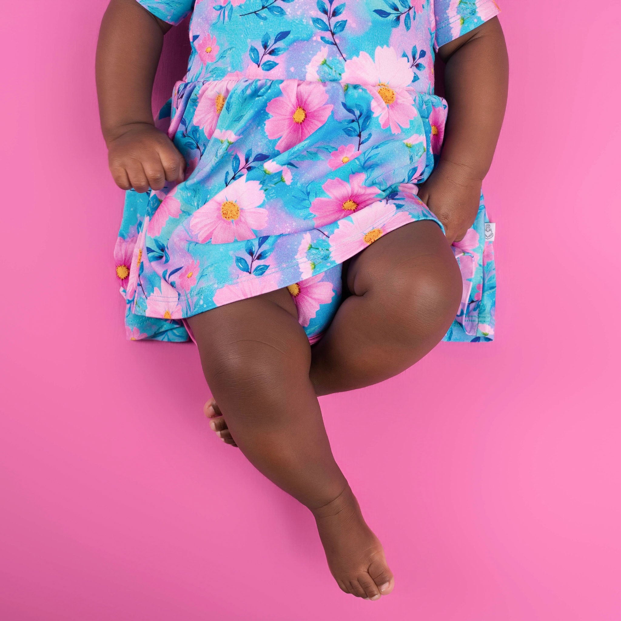 Dreamy Cosmos | Baby & Toddler Bamboo Bodysuit Dress