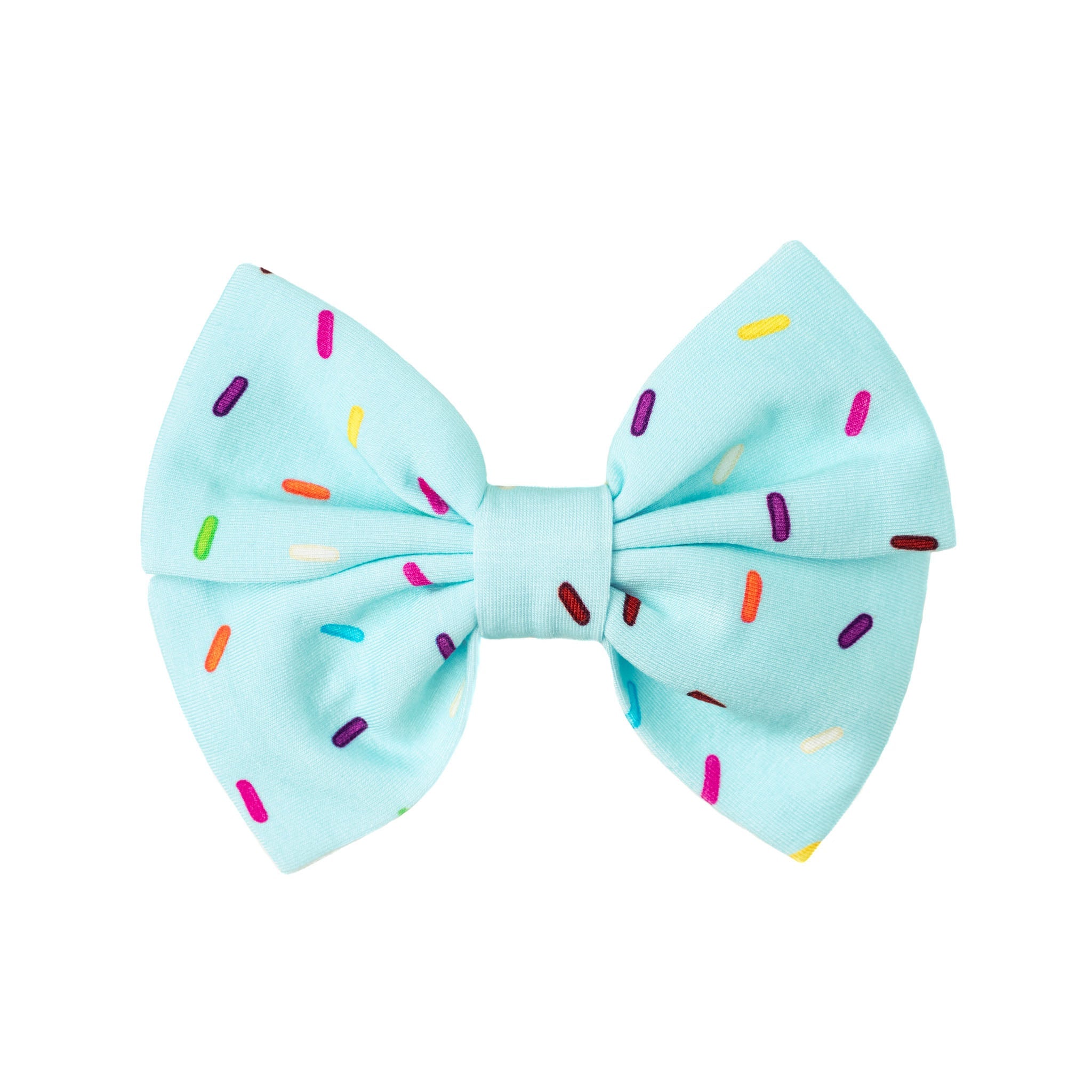 Cotton Candy Sprinkles | Bamboo Big Clip On Bow