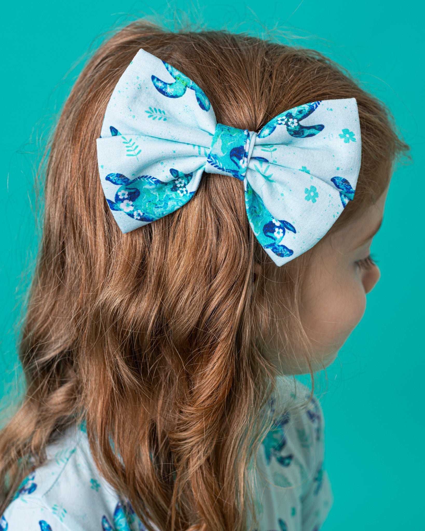 Sea Turtles | Bamboo Big Clip On Bow
