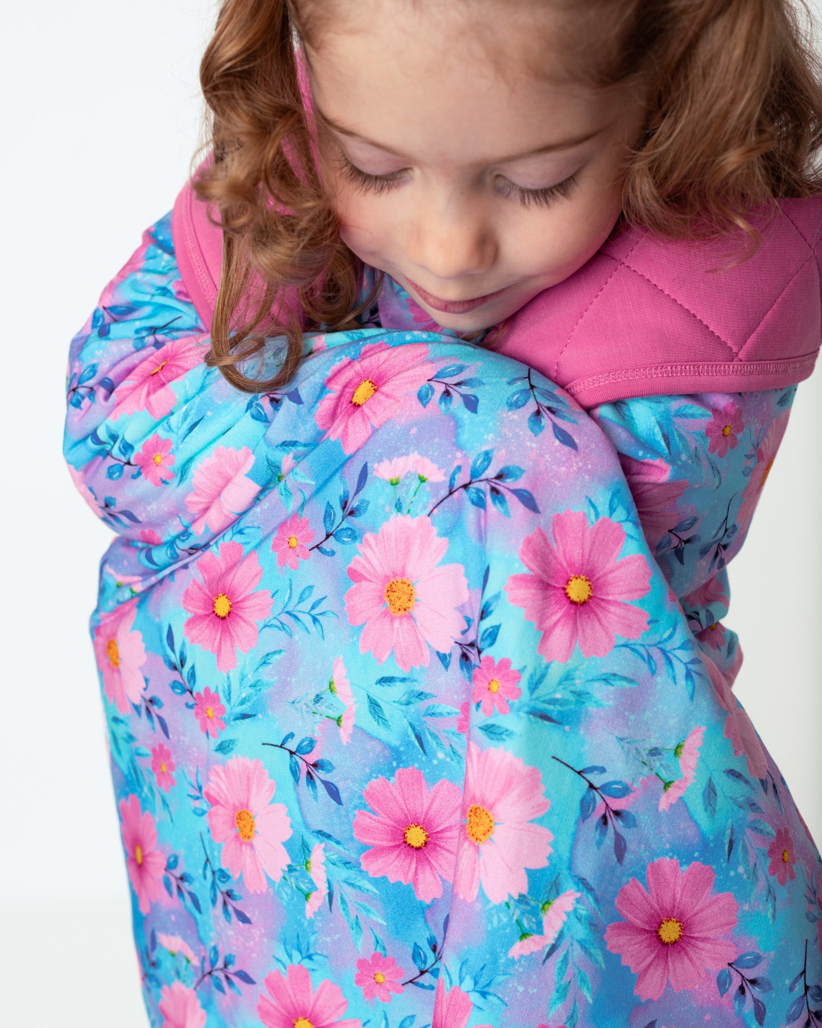 Dreamy Cosmos | Quilted Bamboo Toddler Blanket