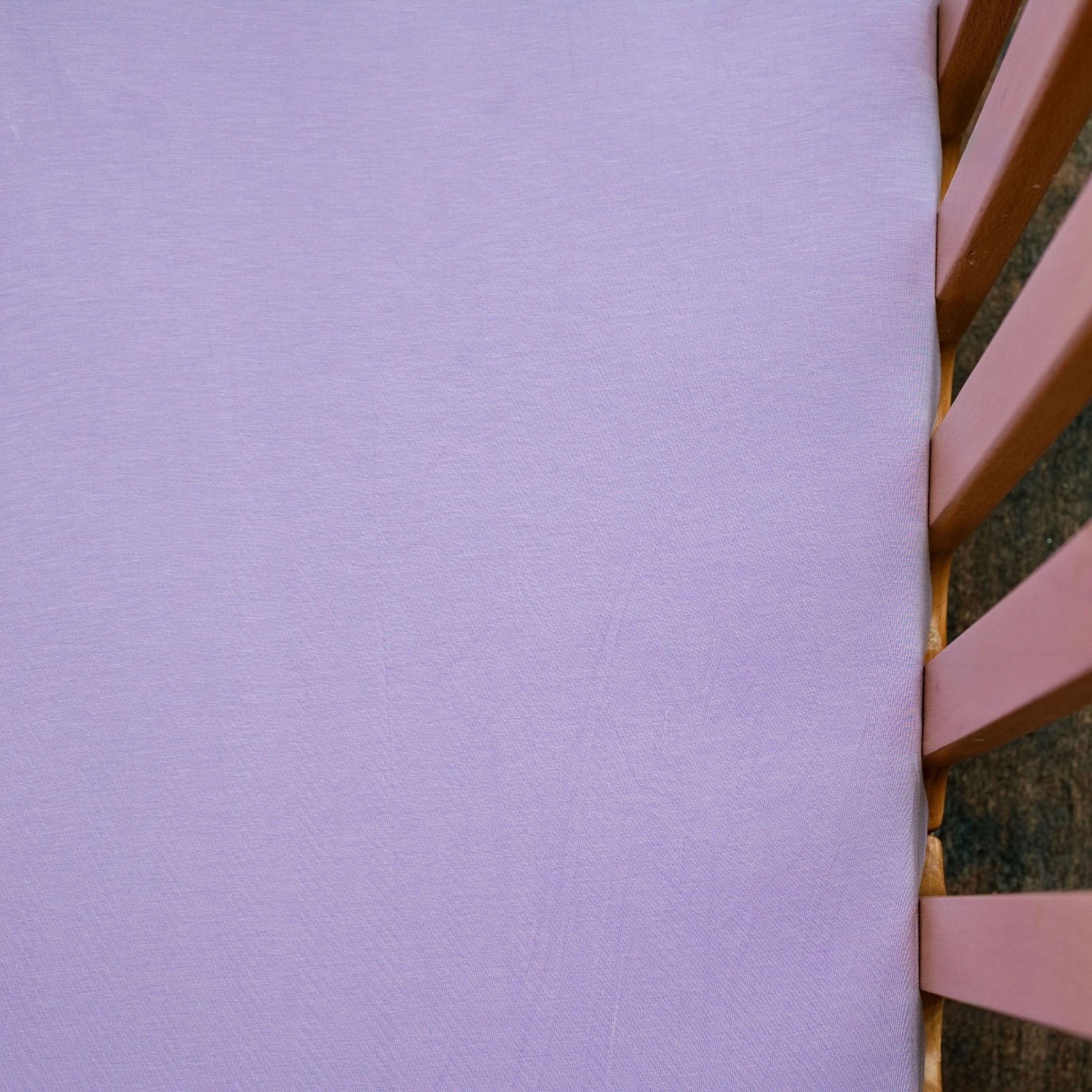 Pale Lavender | Bamboo Crib Sheet