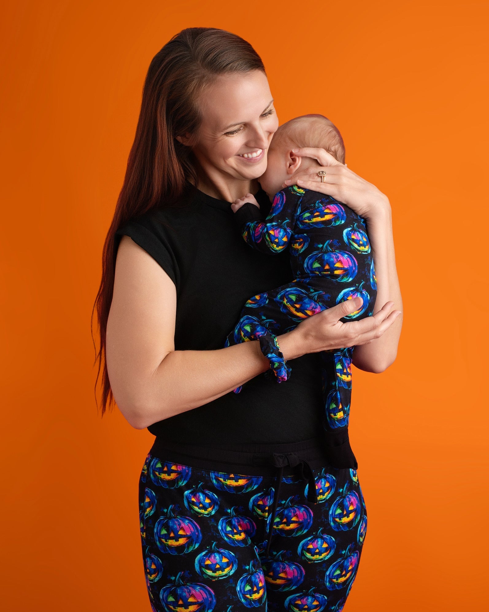 Halloween | Jack-o’-lanterns | Convertible Bamboo Zipper Baby Pajamas