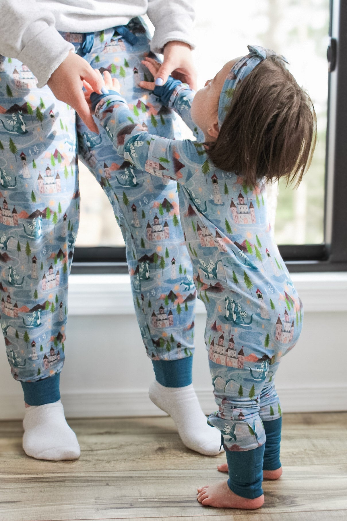 Castles & Dragons | Women's Bamboo Jogger Pajama Pants