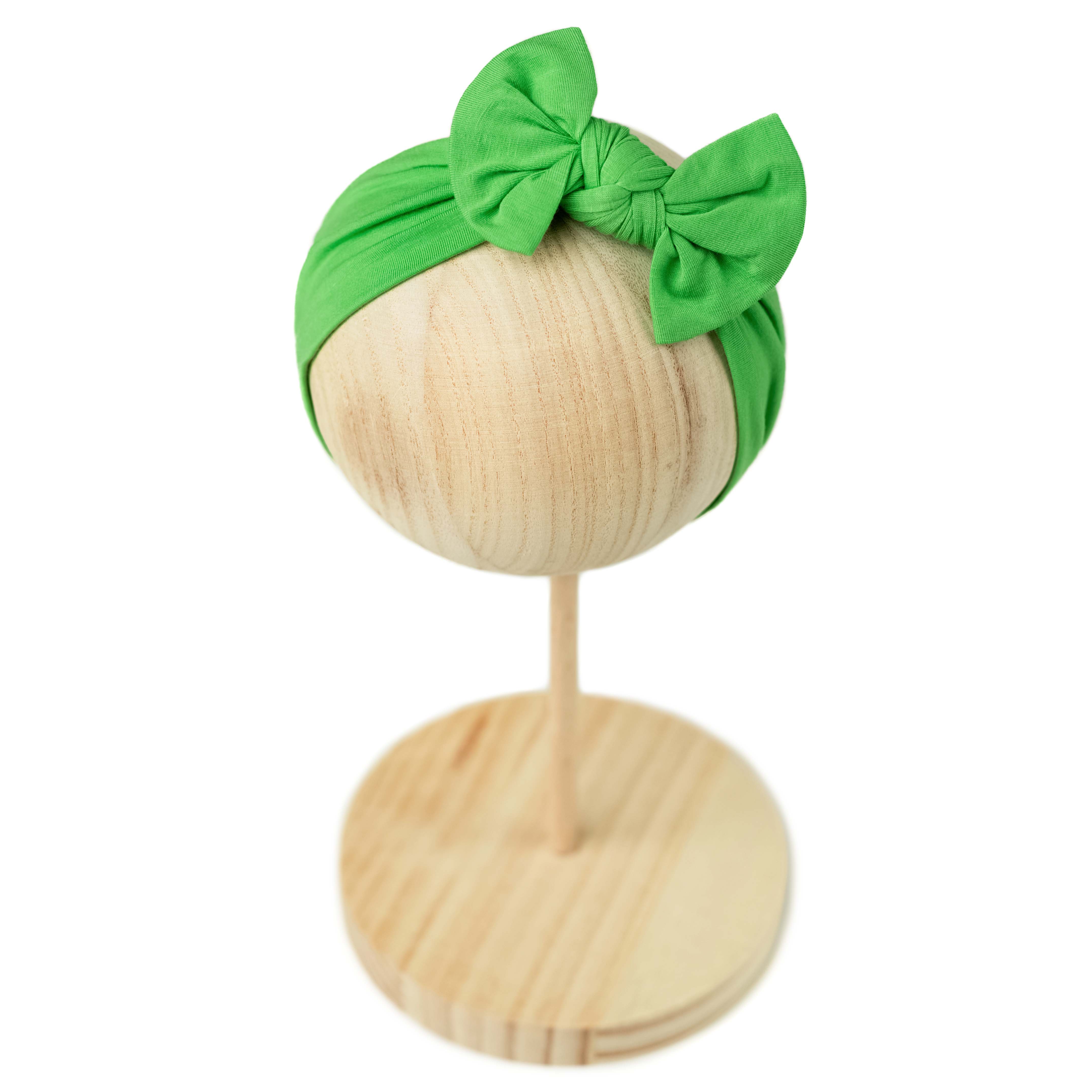 Green | Bamboo Headband Bow
