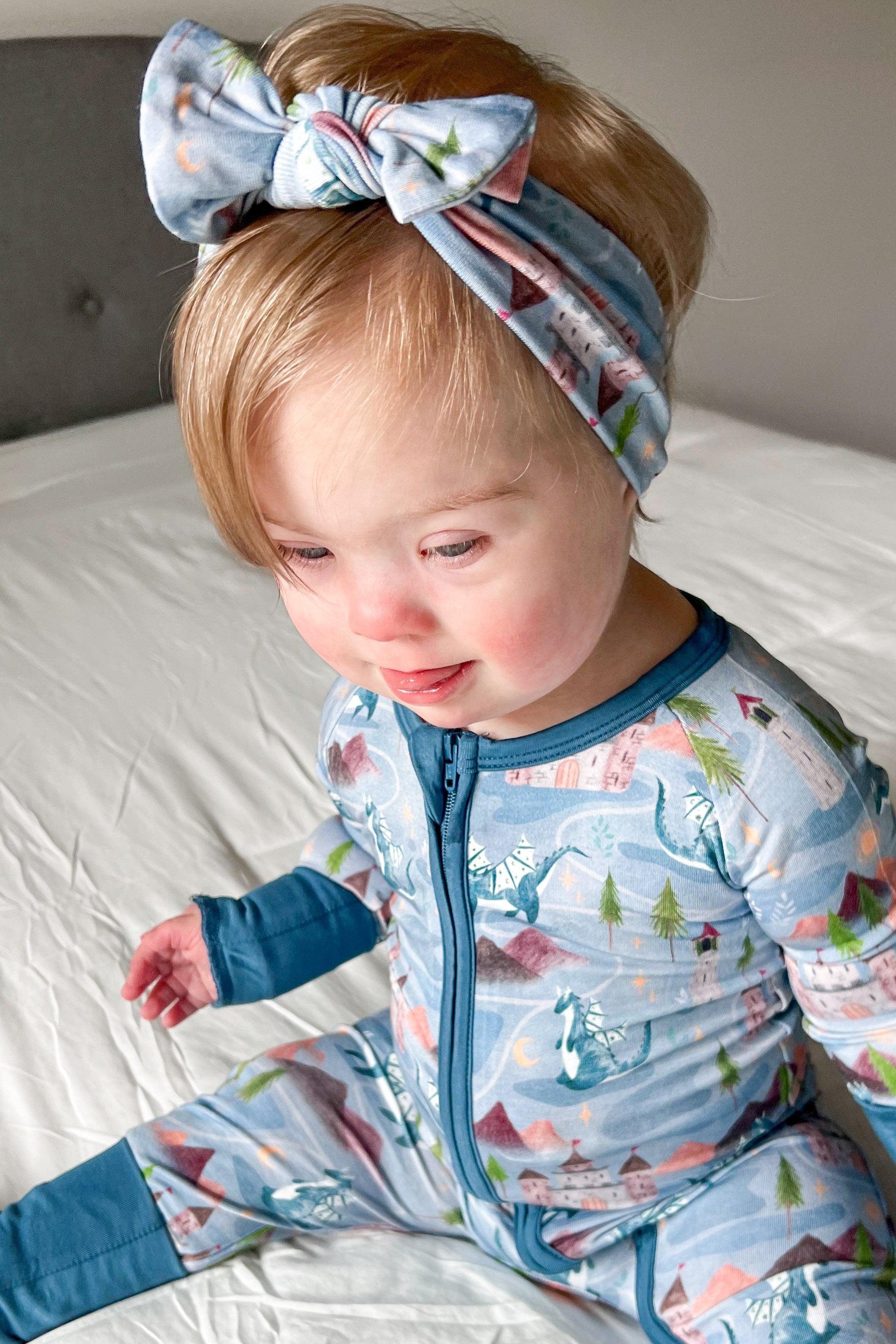 Castles & Dragons | Bamboo Headband Bow