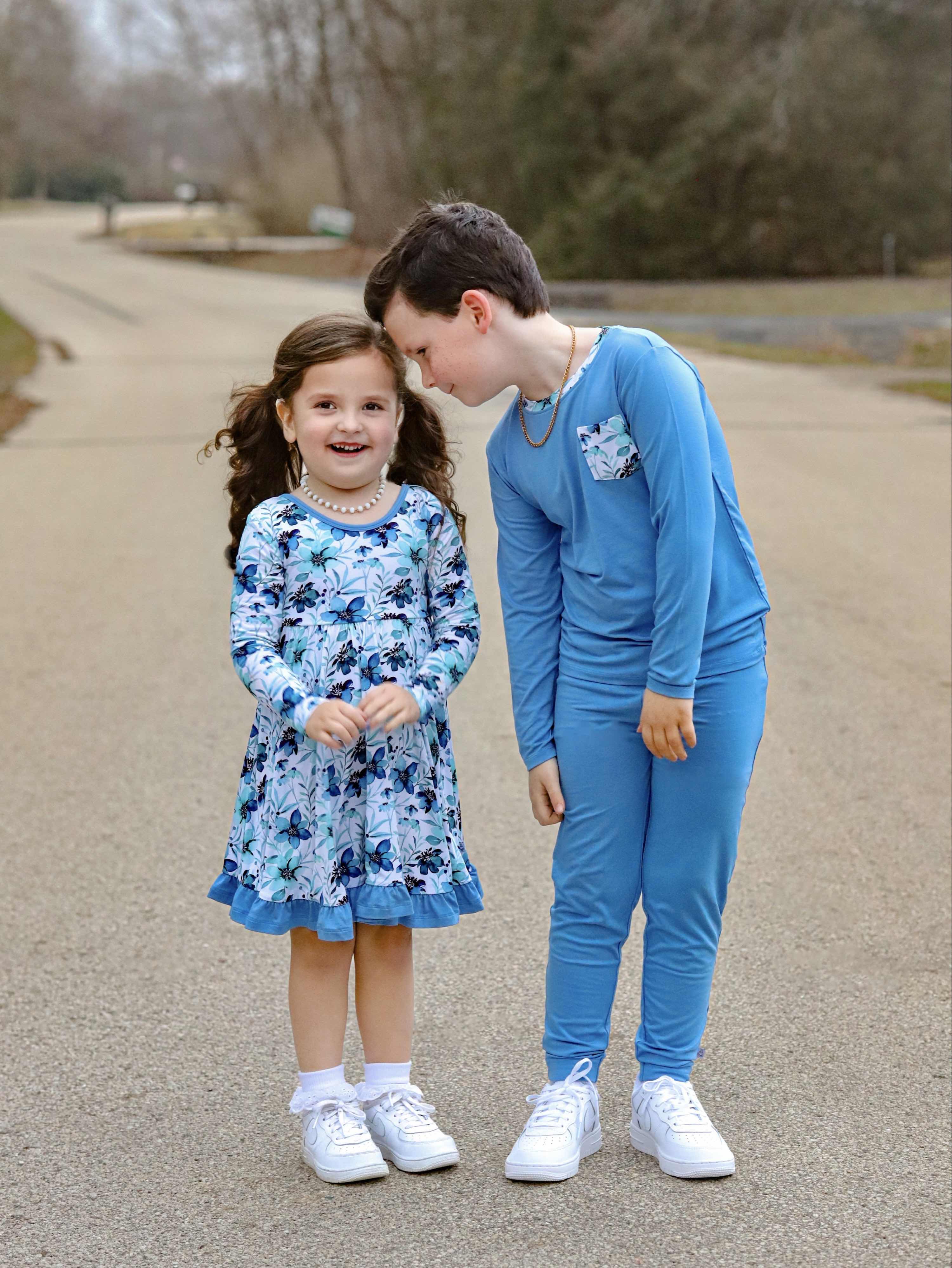 Steel Blue | Bamboo Baby, Toddler & Kids Pants