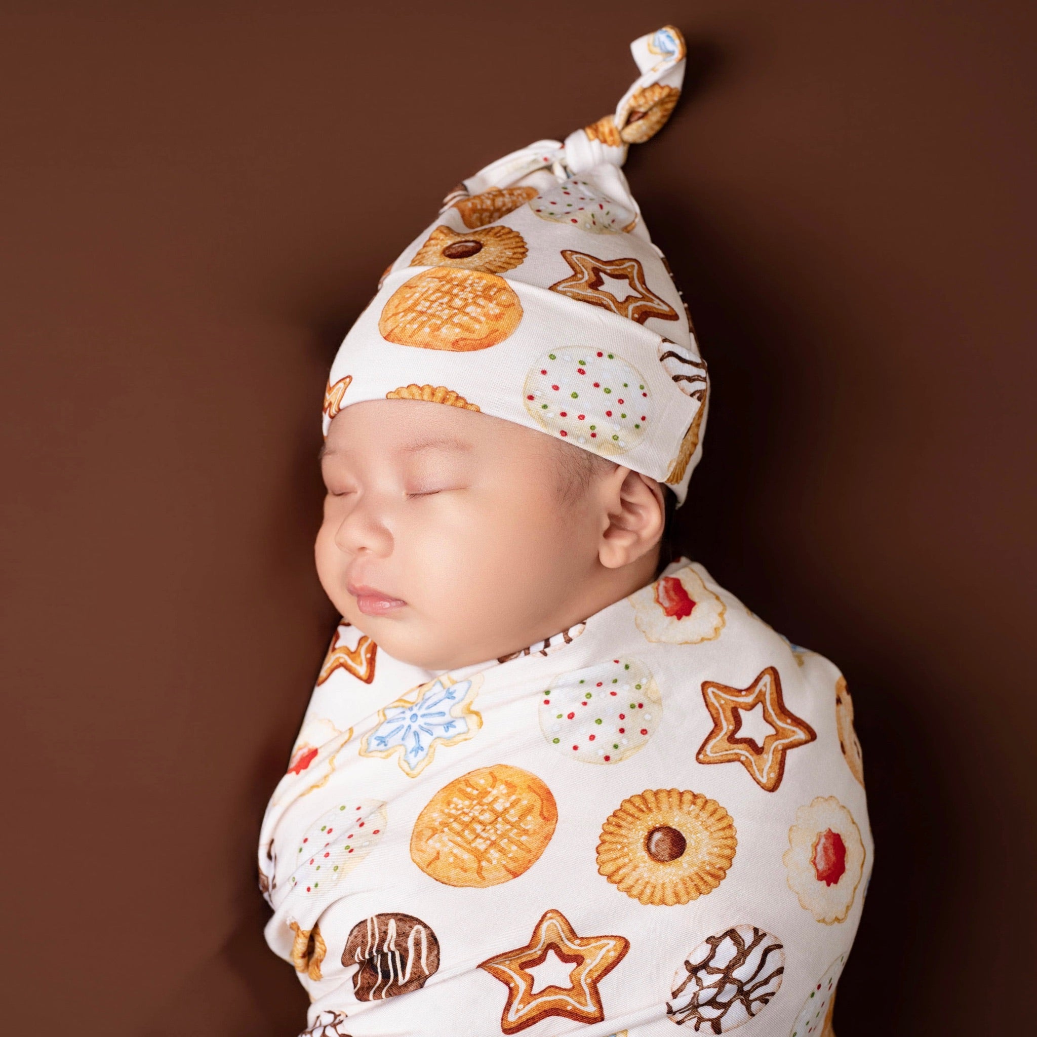 Cookie Swap | Bamboo Newborn Baby Knotted Hat