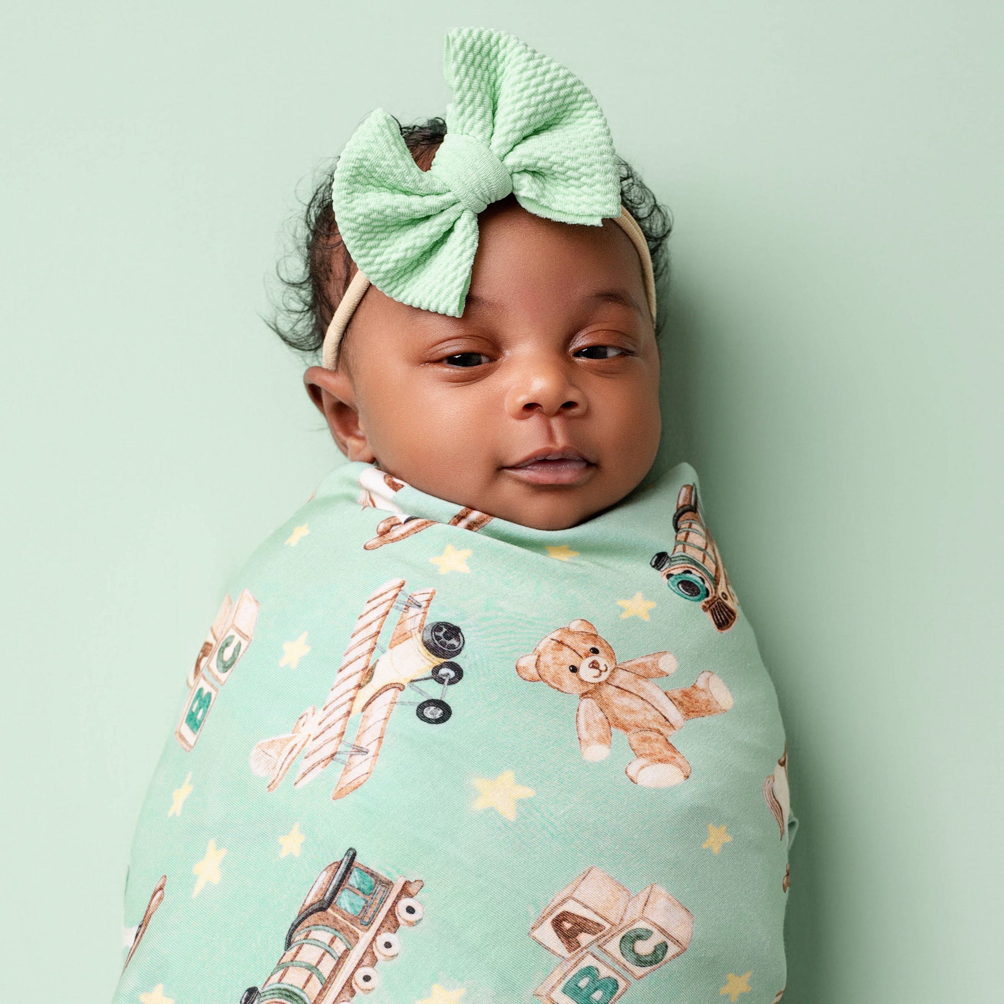 Jade | Baby Girl Nylon Bow