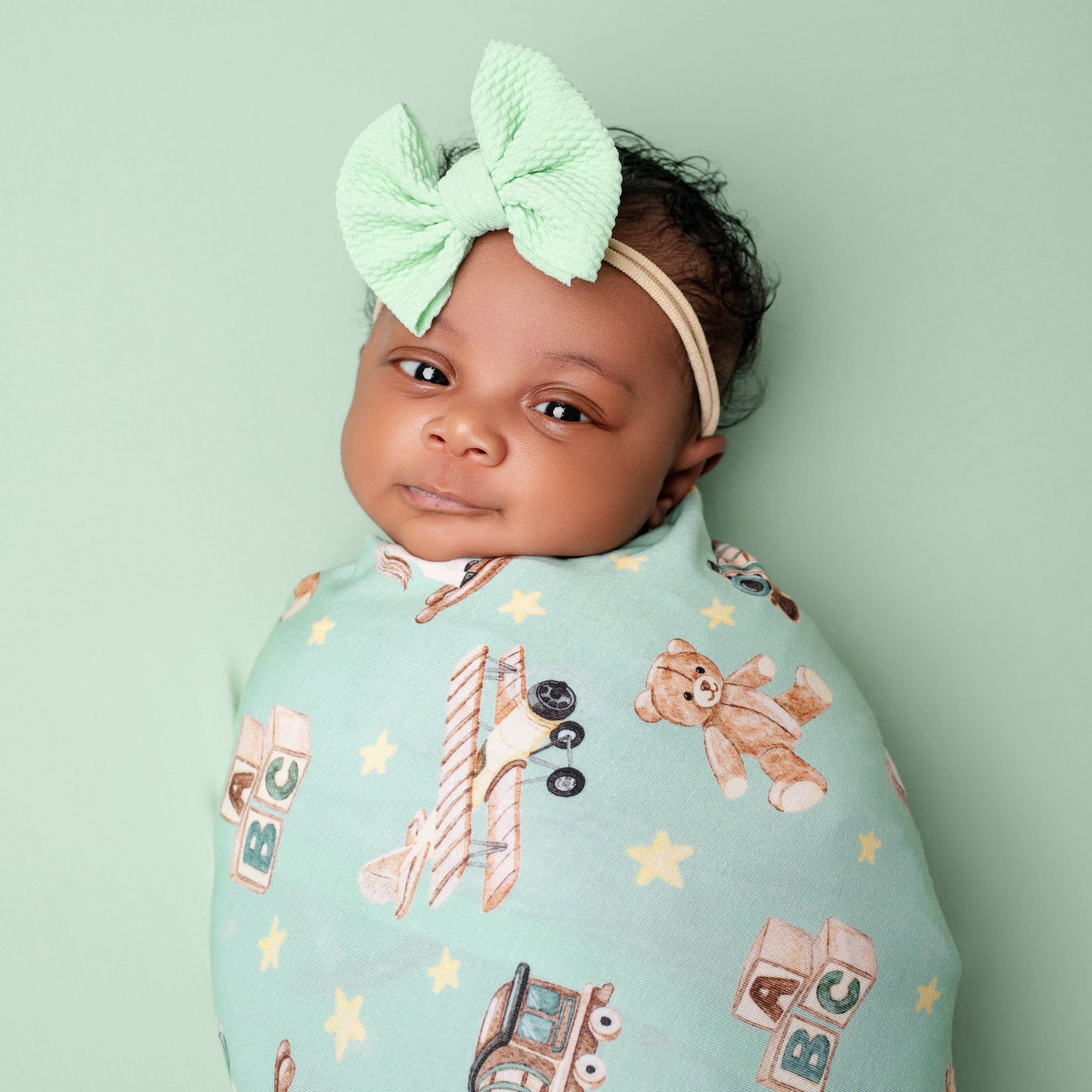 Jade | Baby Girl Nylon Bow
