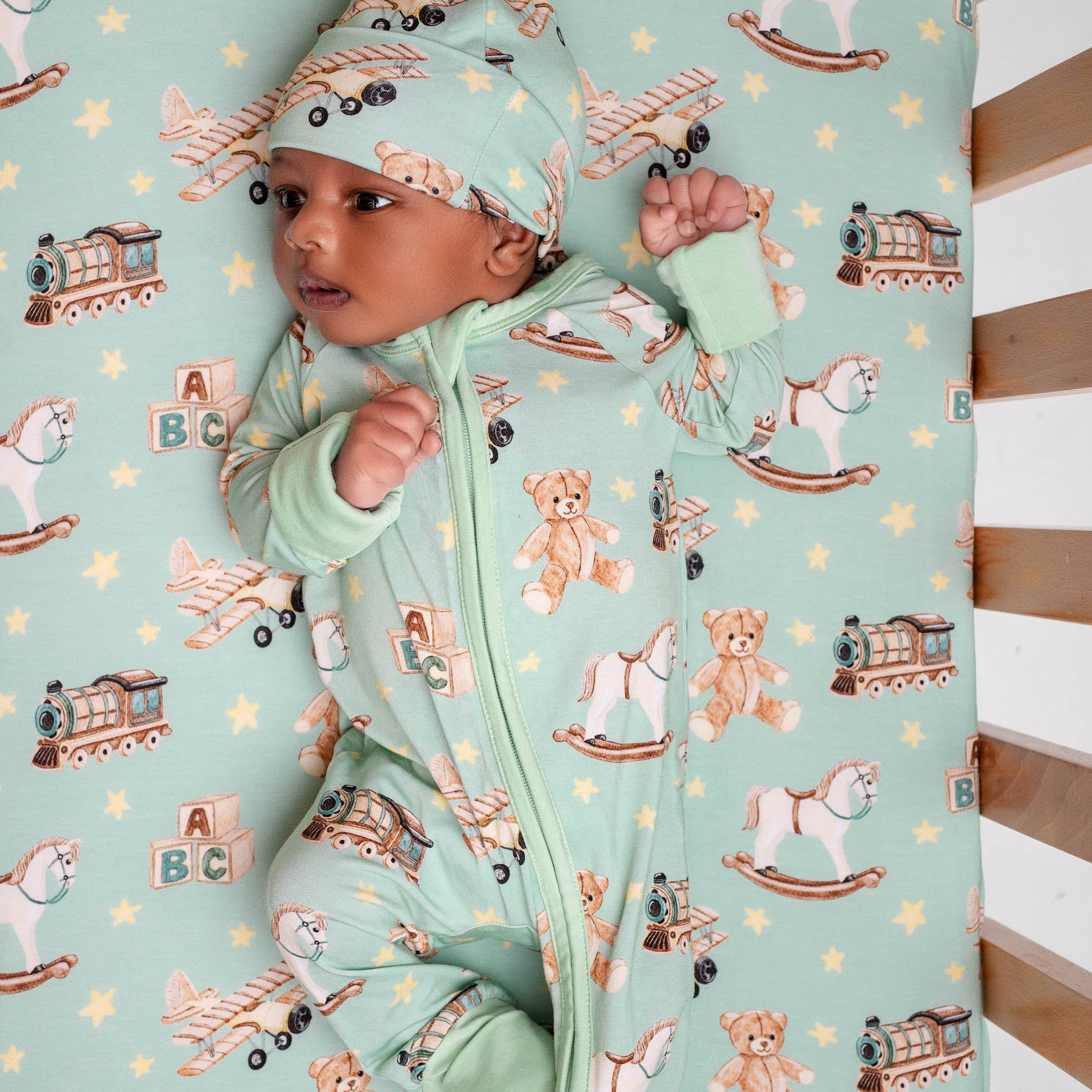 Vintage Toys | Bamboo Crib Sheet