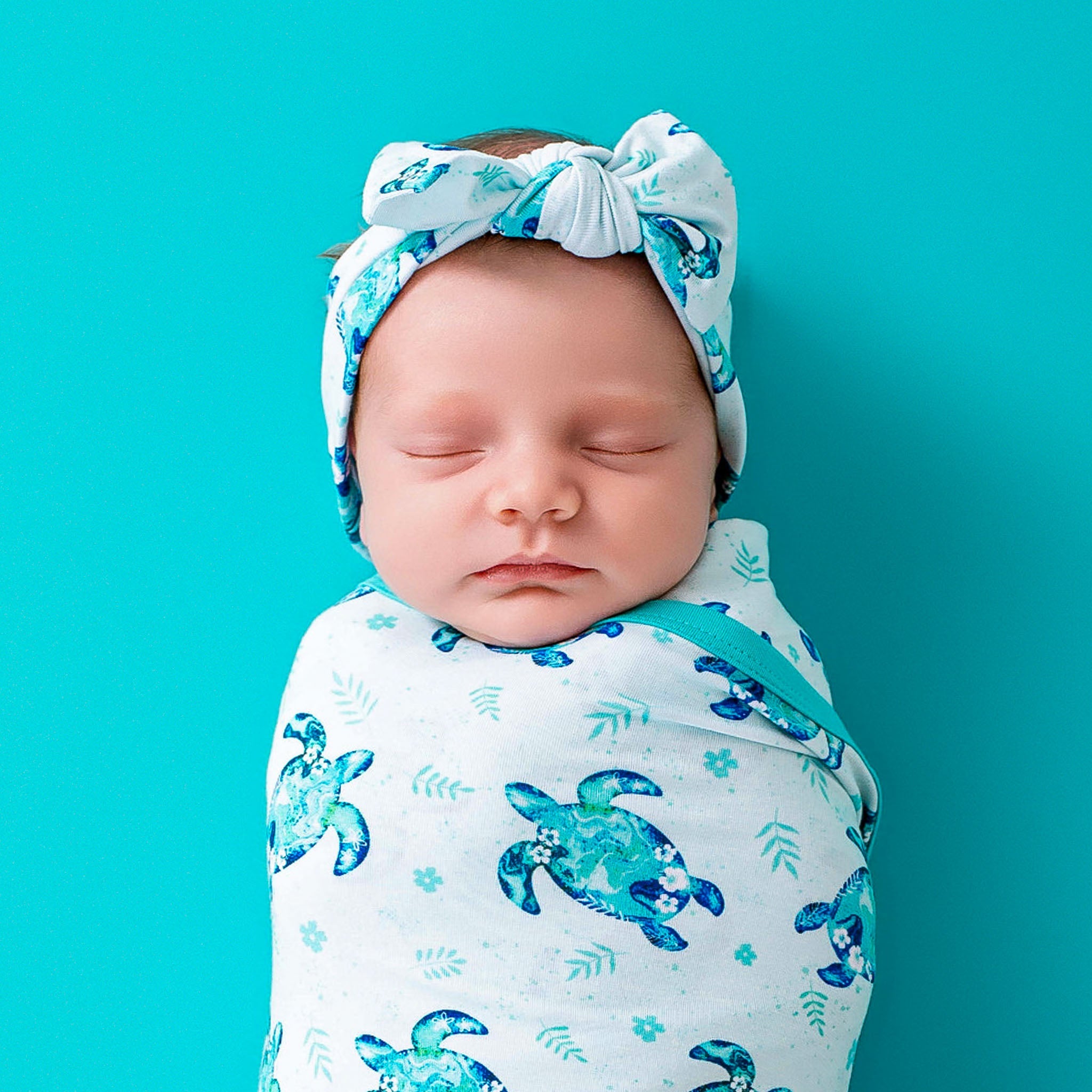 Sea Turtles | Bamboo Headband Bow