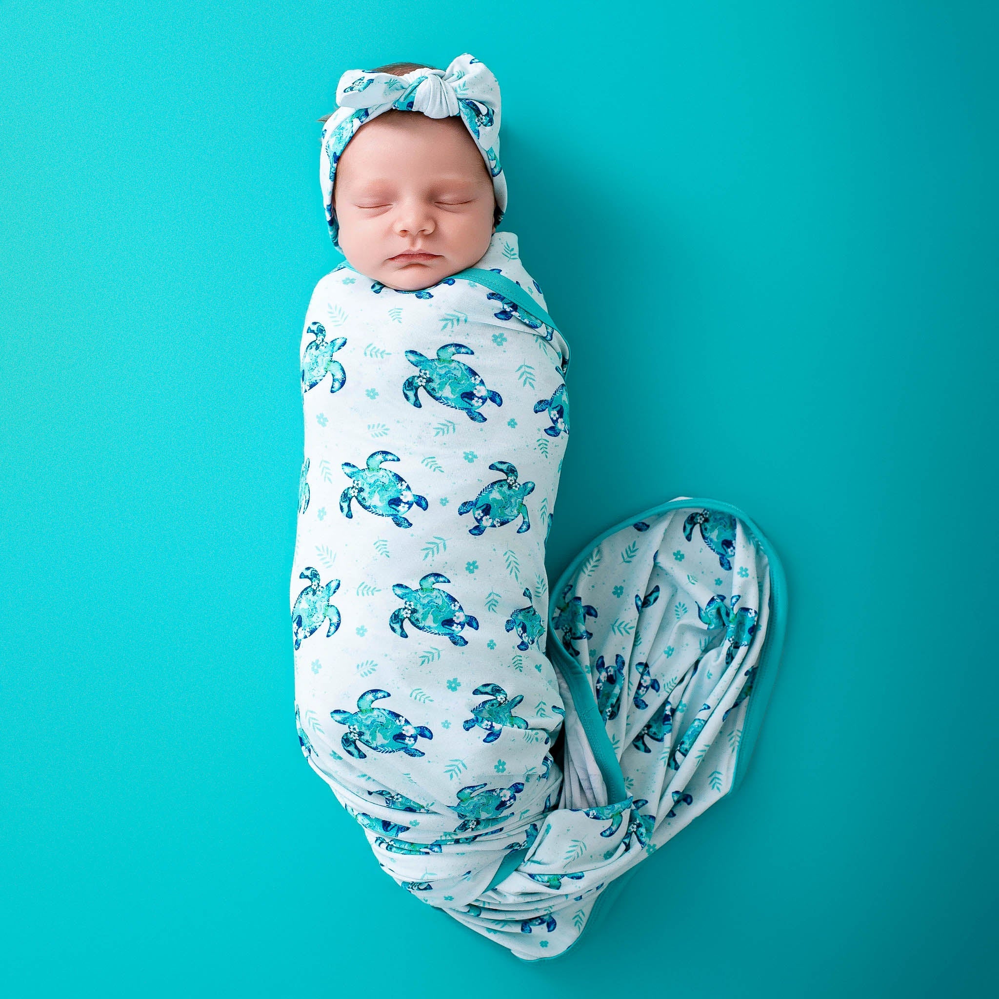 Sea Turtles | Bamboo Swaddle Blanket