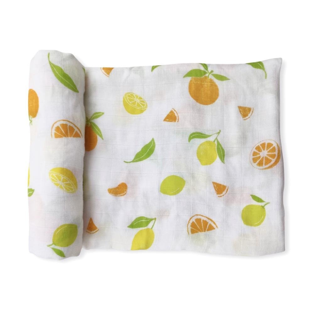 Bamboo Muslin Swaddle Blanket - Dino-snores