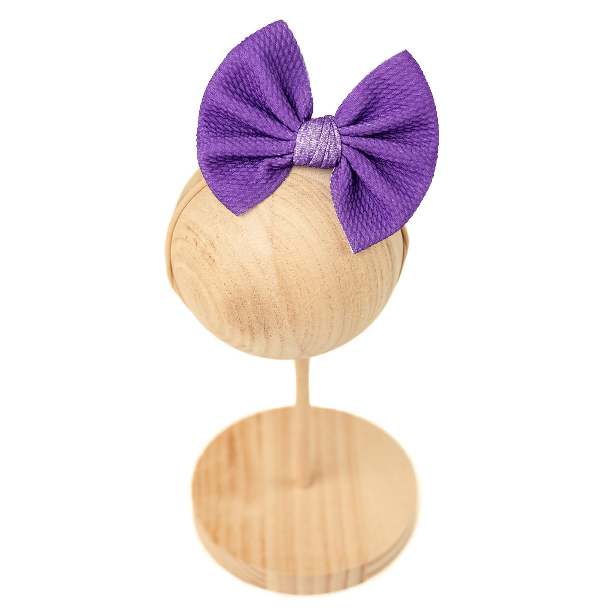 Violet | Toddler Girl Nylon Bow