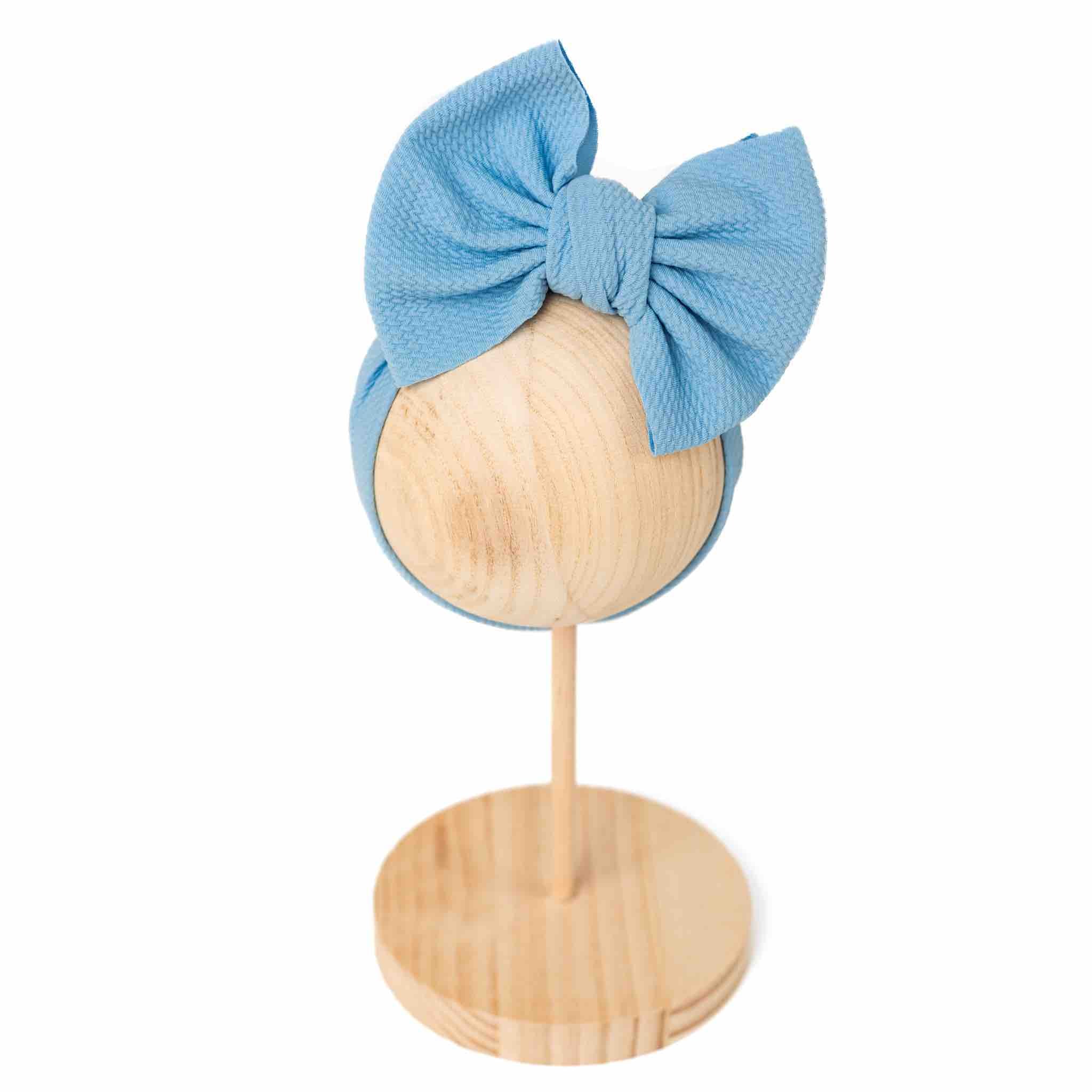 Steel Blue | Headwrap Bow