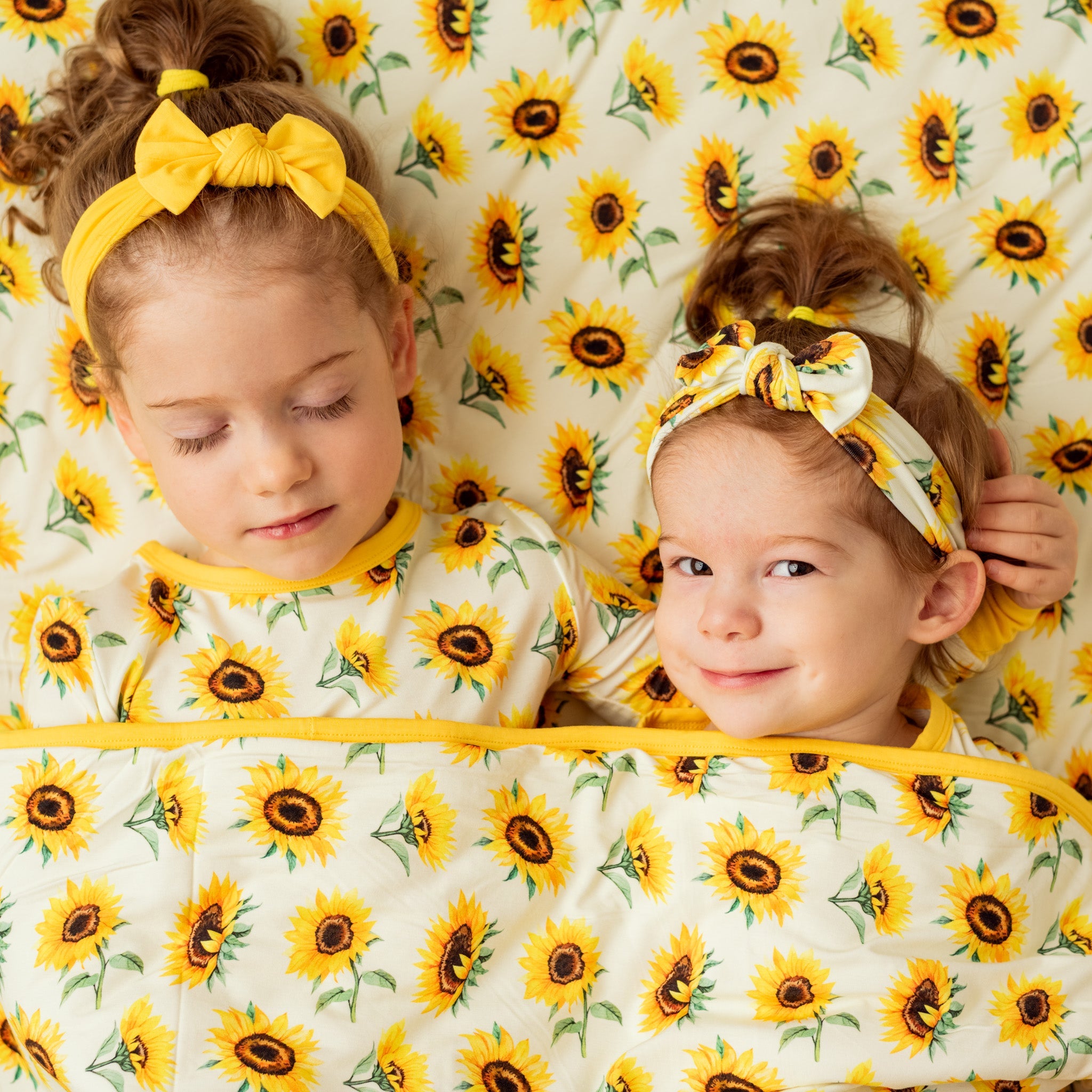 Sunflowers | Quilted Bamboo Adult Blanket