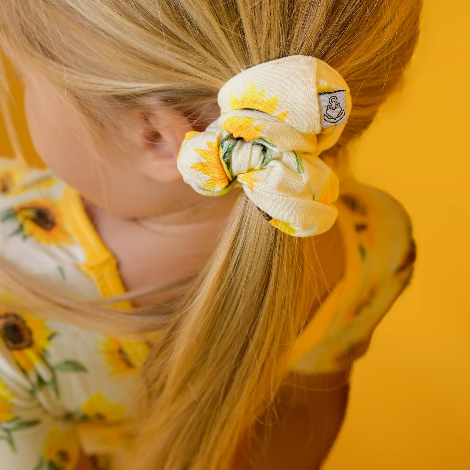 Sunflowers | Bamboo Scrunchie