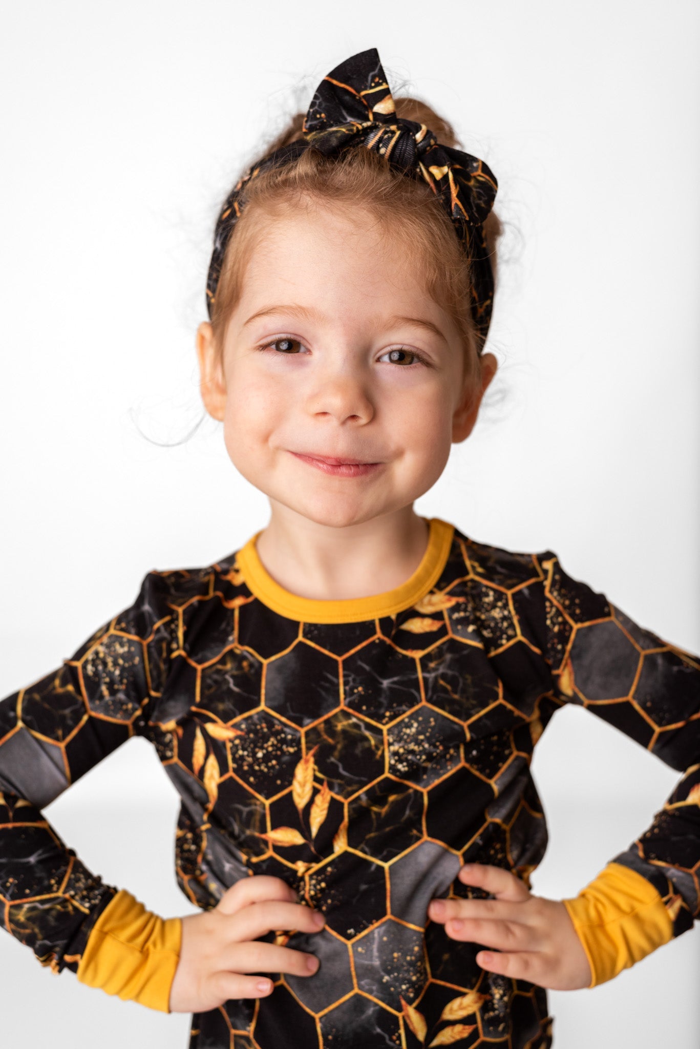 Midnight Honey | Bamboo Headband Bow