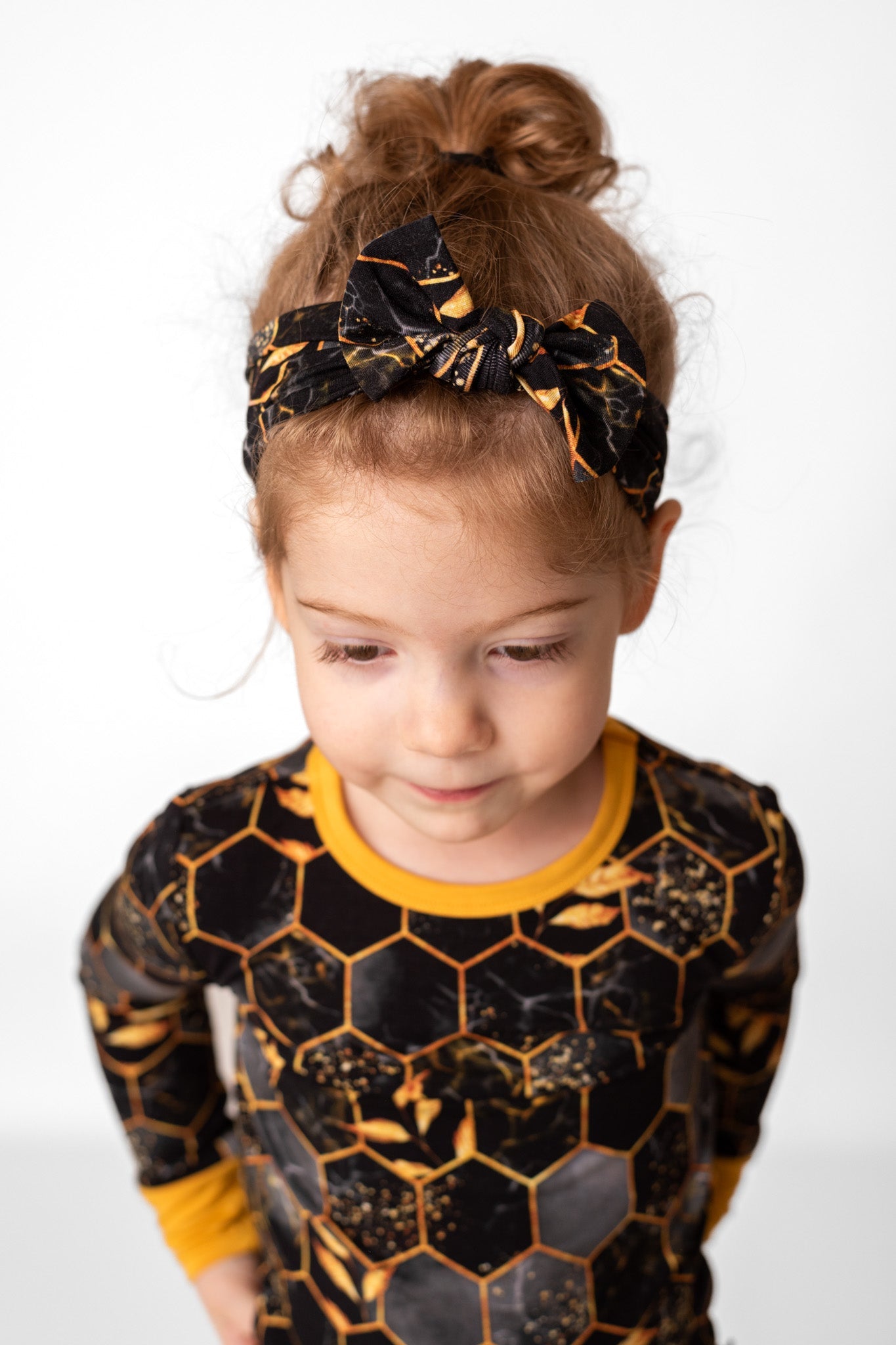 Midnight Honey | Bamboo Headband Bow