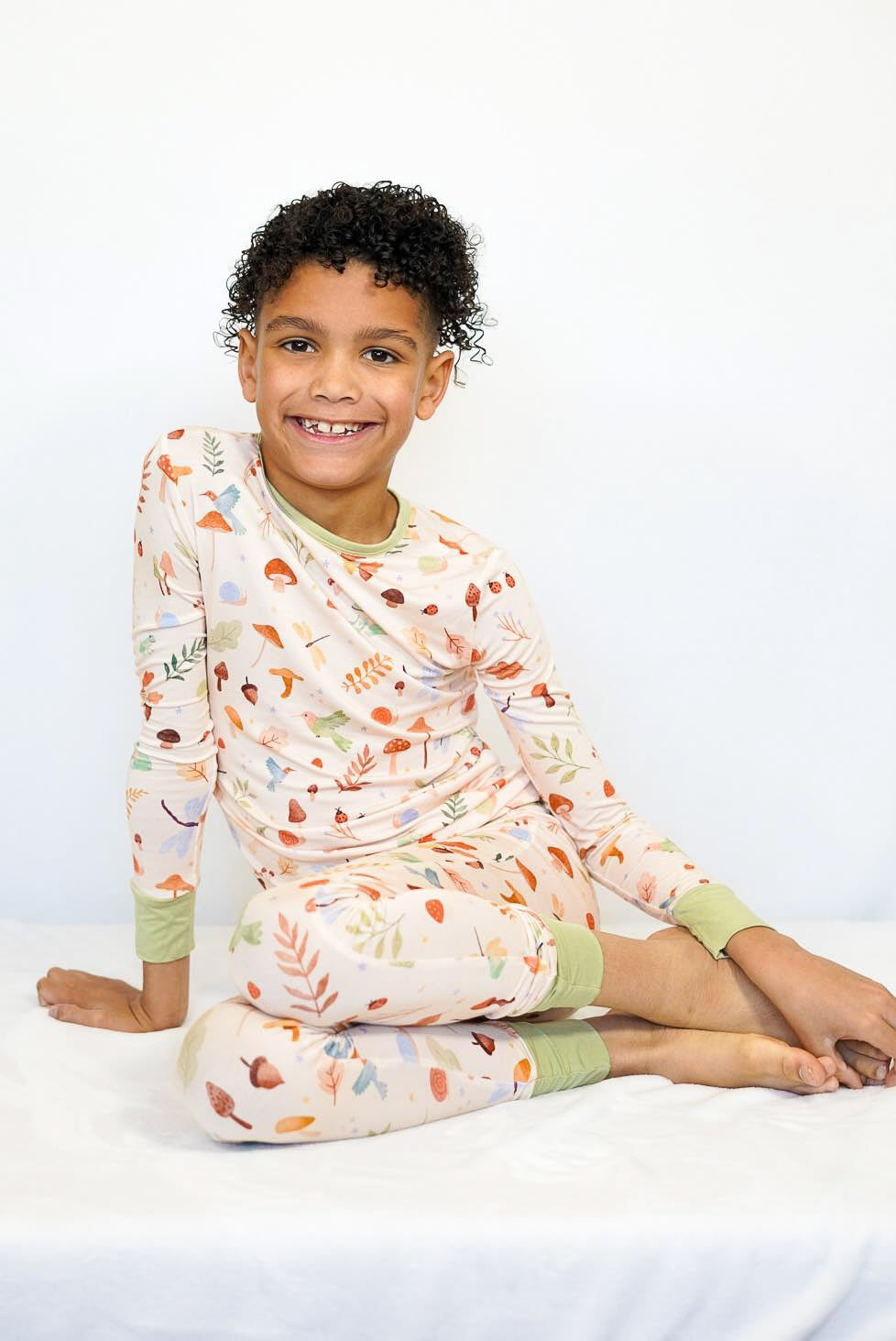 Whimsical Woodland | Two-piece Bamboo Long Sleeve Toddler & Kids Pajamas