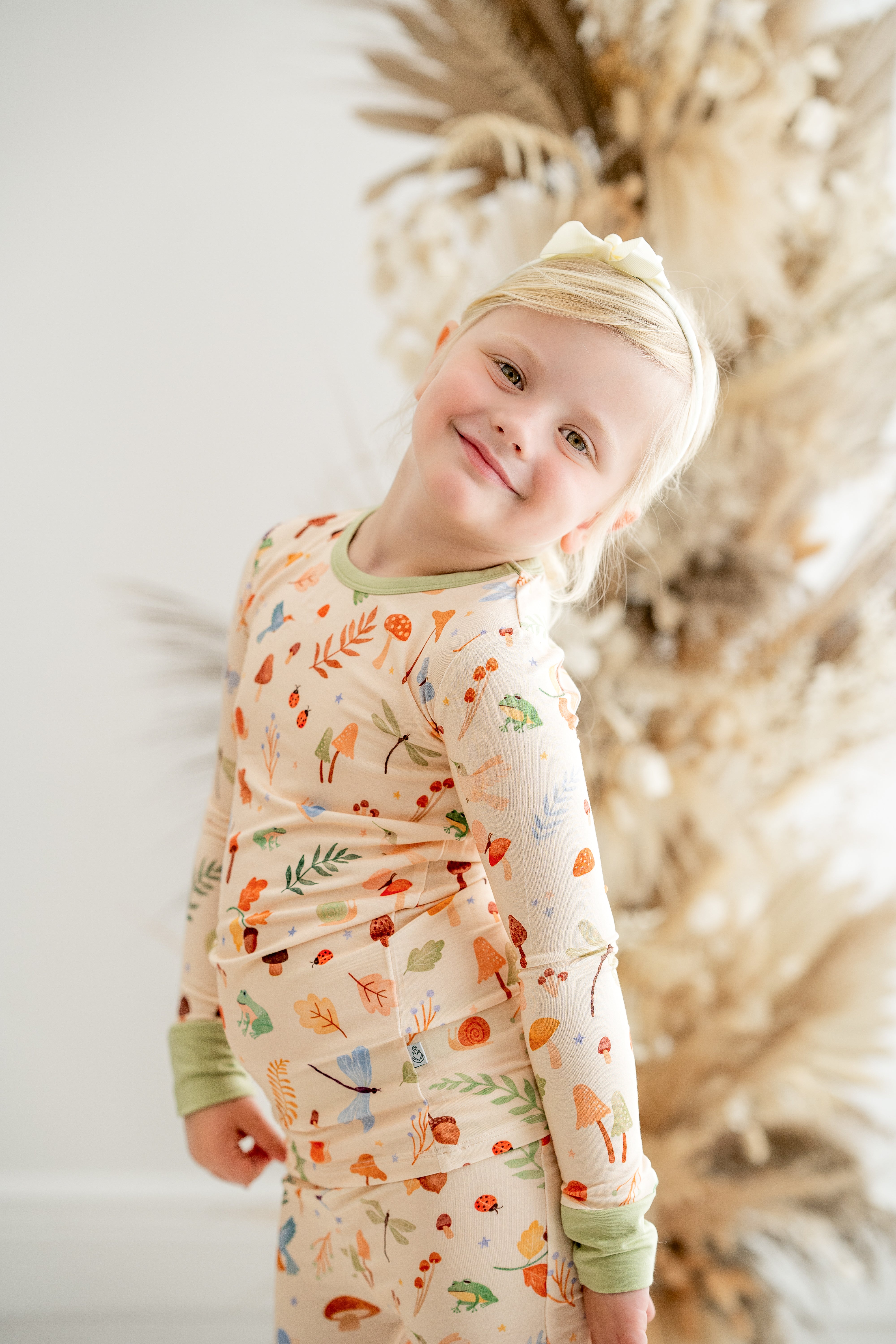 Whimsical Woodland | Two-piece Bamboo Long Sleeve Toddler & Kids Pajamas