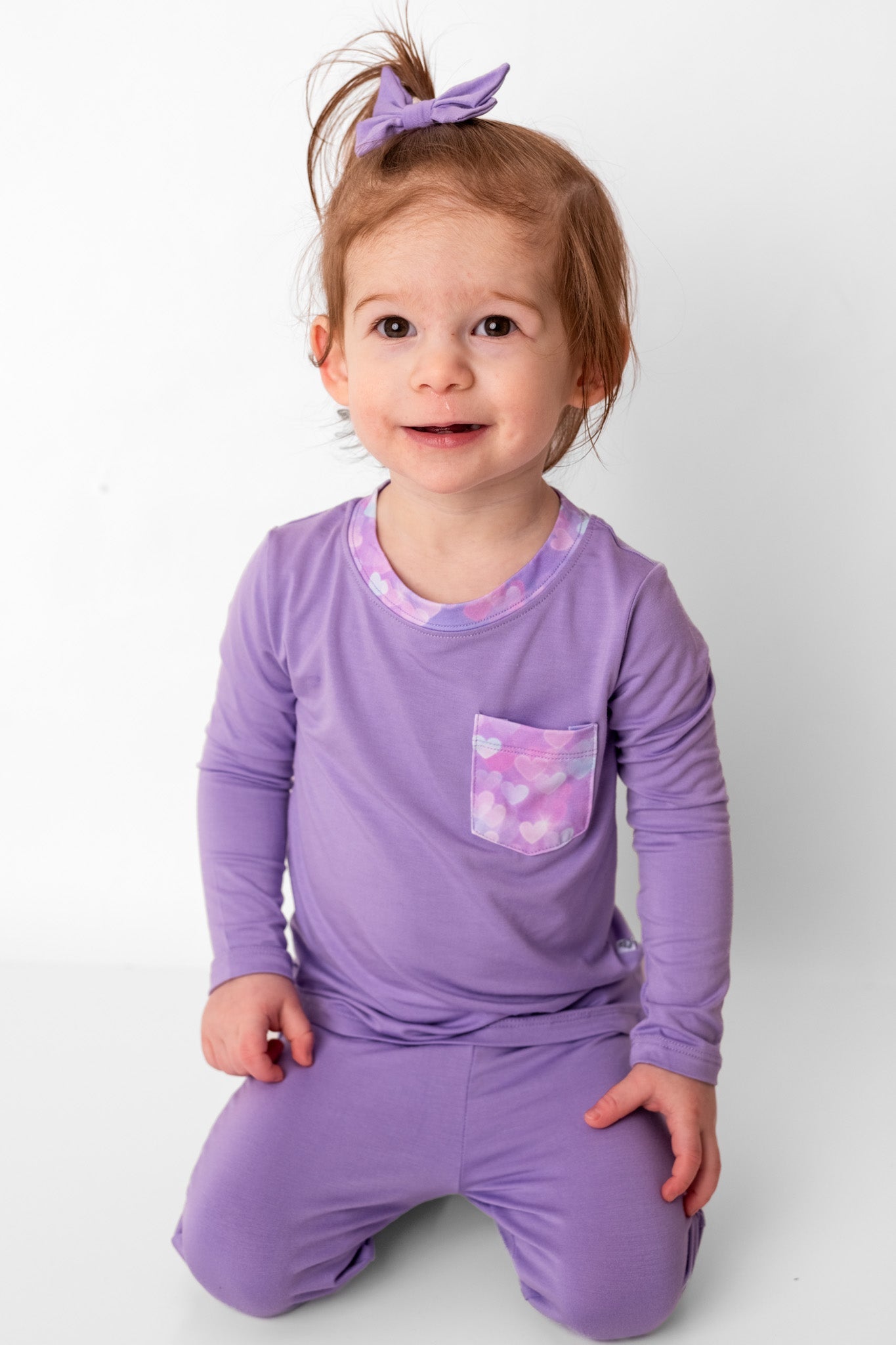 Purple | Bamboo Toddler & Kids Pocket T-shirt
