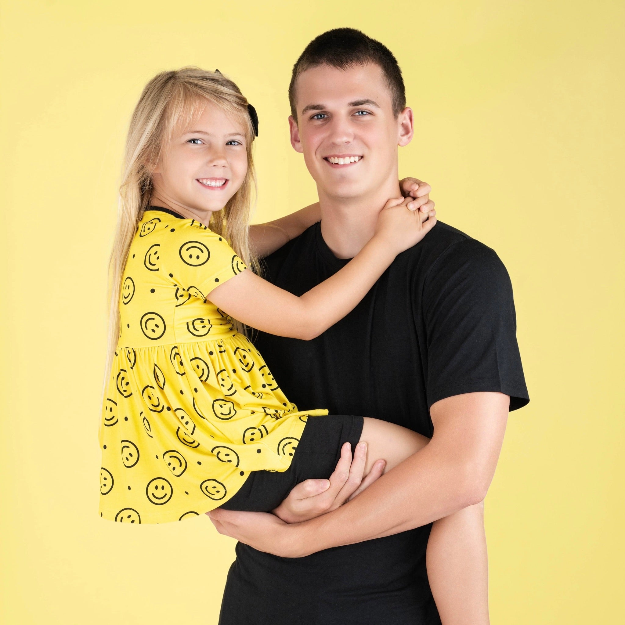 Happy Smiles | Bamboo Toddler & Girls Peplum Top & Shorts Set