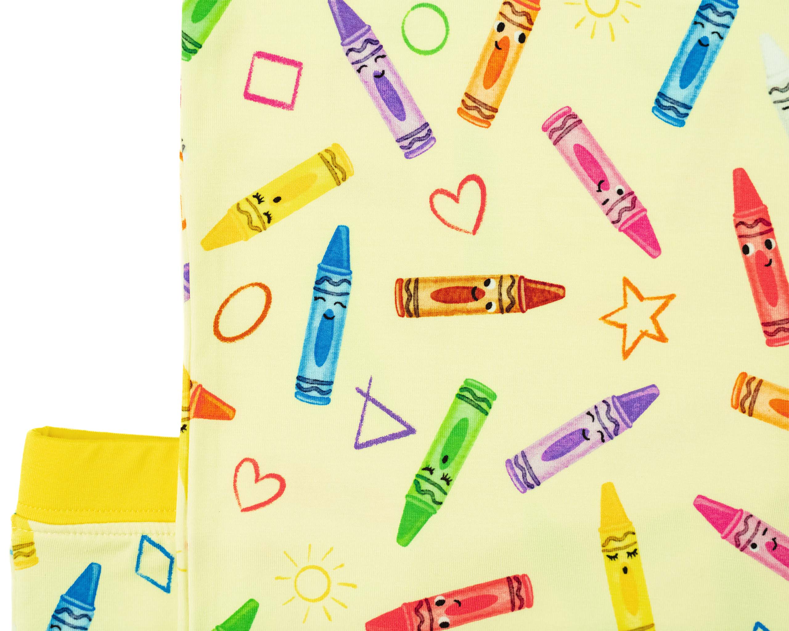 Crayon Crew | Two-piece Bamboo Long Sleeve Toddler & Kids Pajamas
