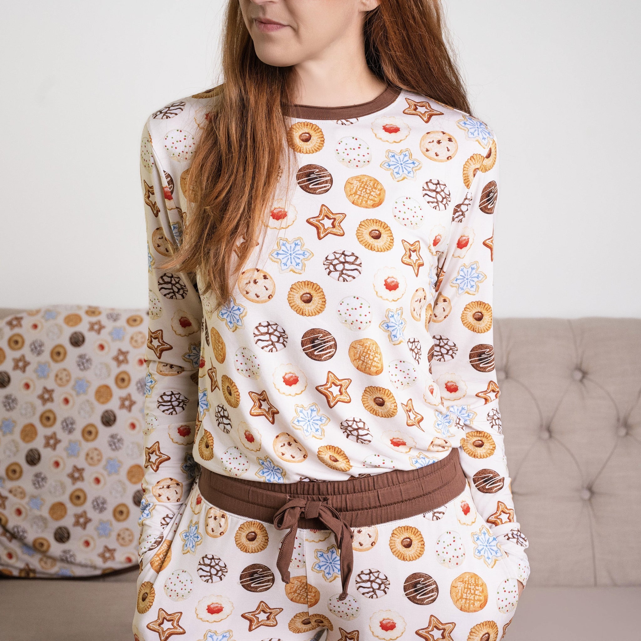Cookie Swap | Unisex Adult Bamboo Pajama Top