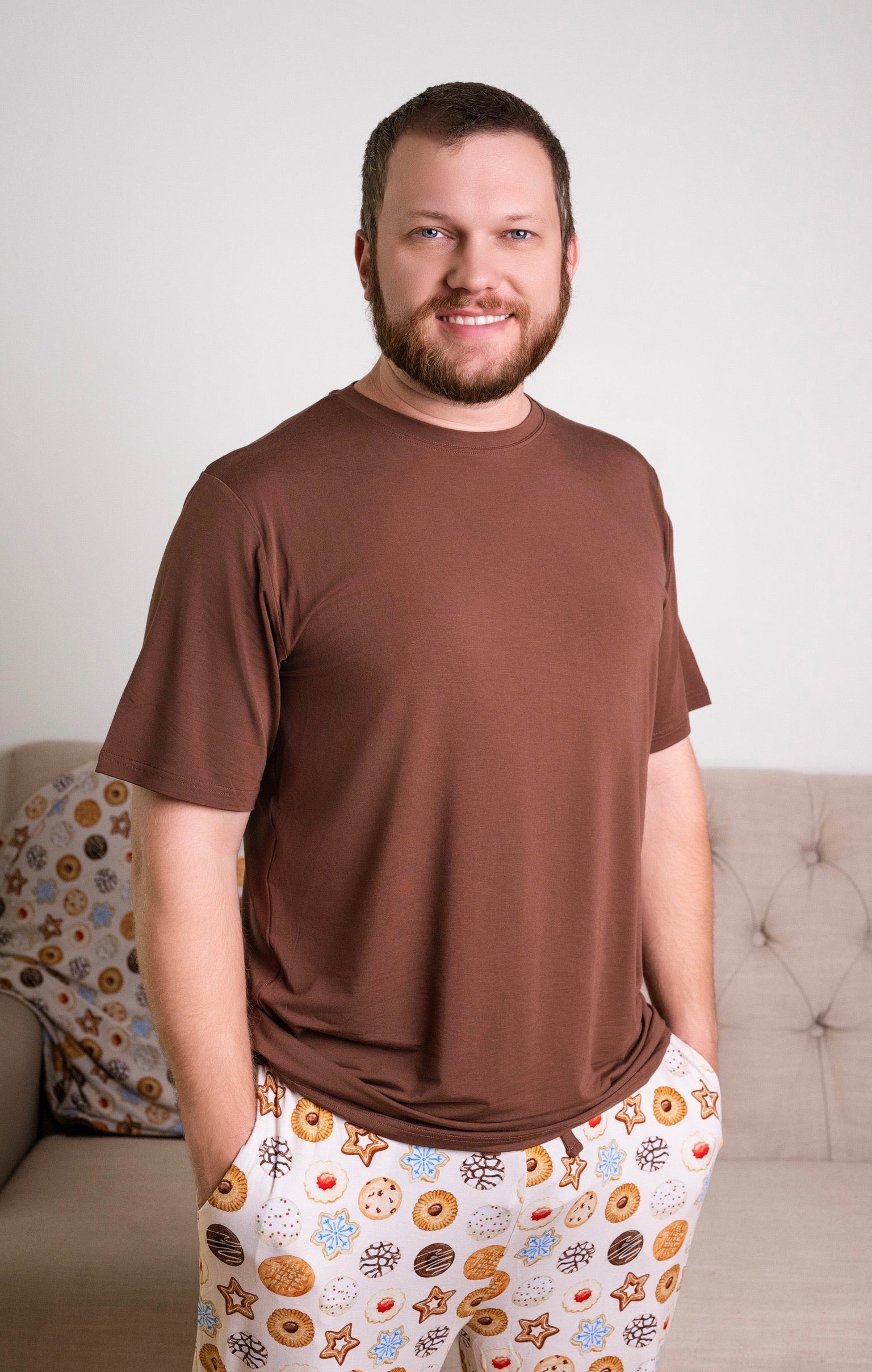 Chocolate | Unisex Adult Bamboo Tee Shirt